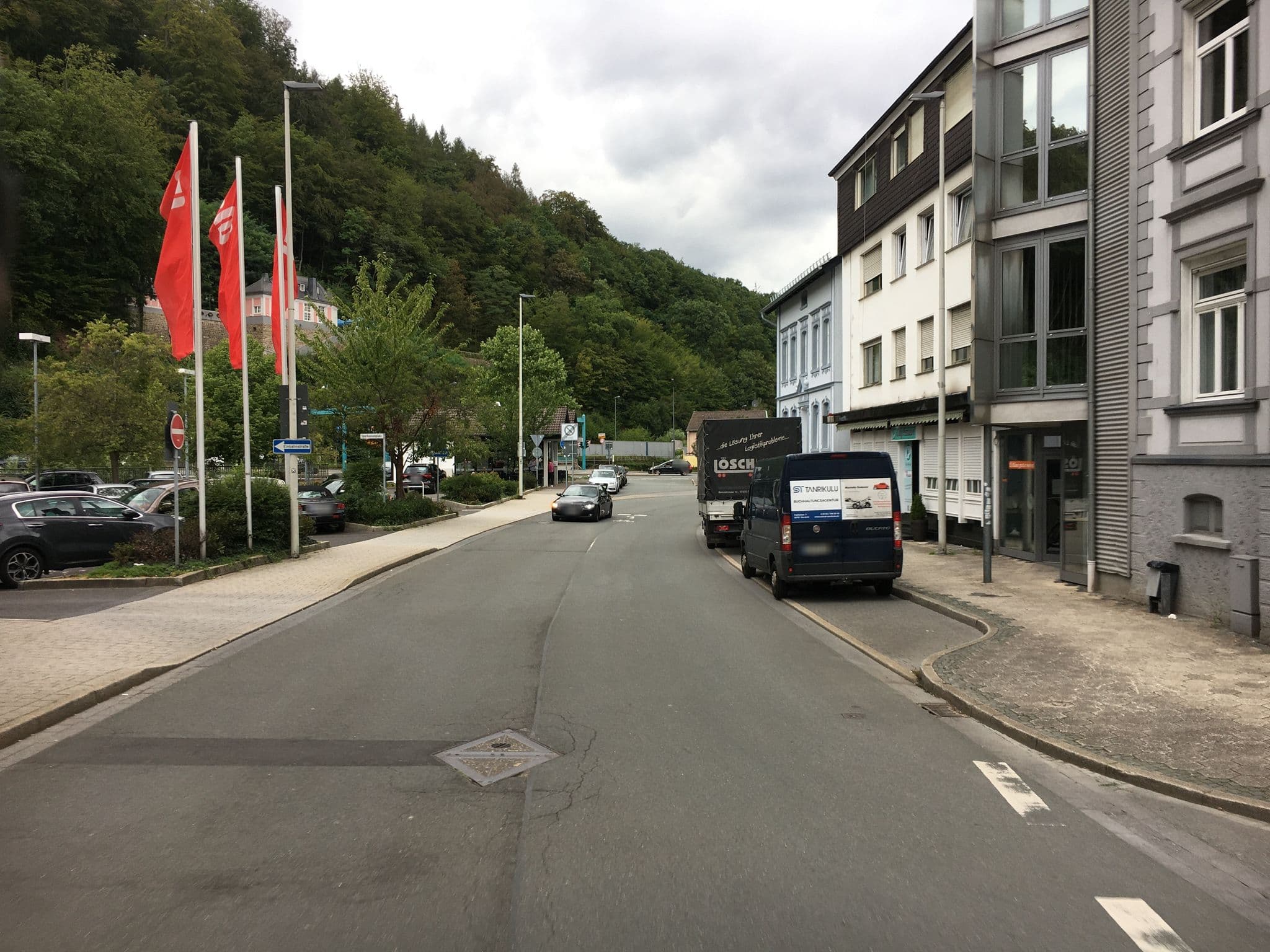 Street view near City Pension, Plettenberg — © bahnpirat (CC BY-SA · Mapillary)
