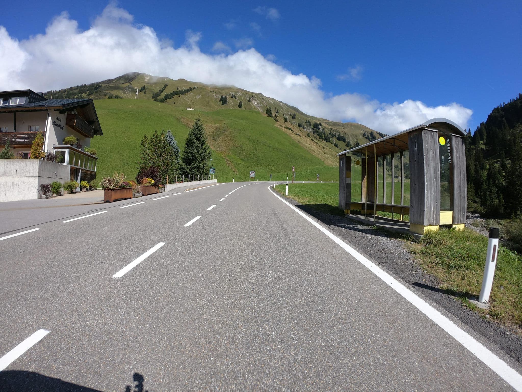 Street view near Haus Alpenblick, Lech