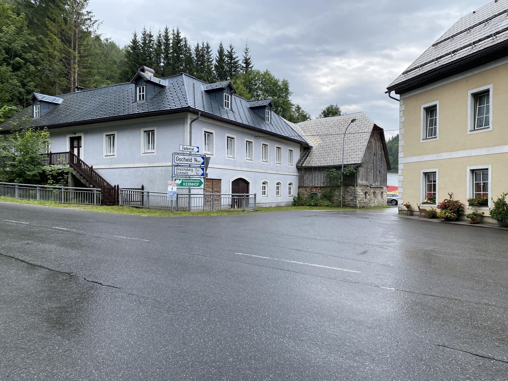 Street view near Gasthof Pension Sägemühle, Mariazell — © trailscout (CC BY-SA · Mapillary)