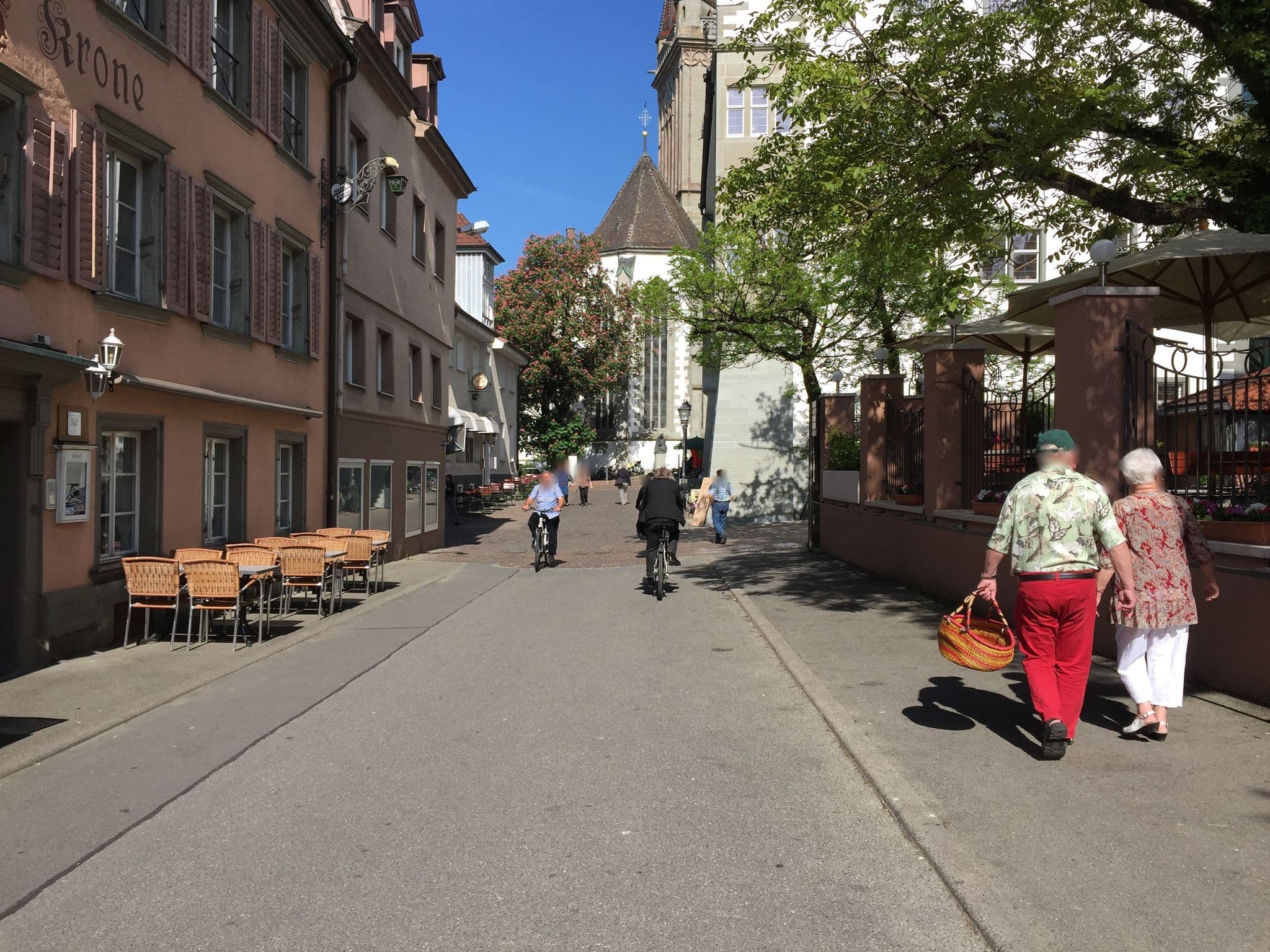 Street view near Hotel + Boardinghouse Kreuz, Radolfzell — © ouven (CC BY-SA · Mapillary)