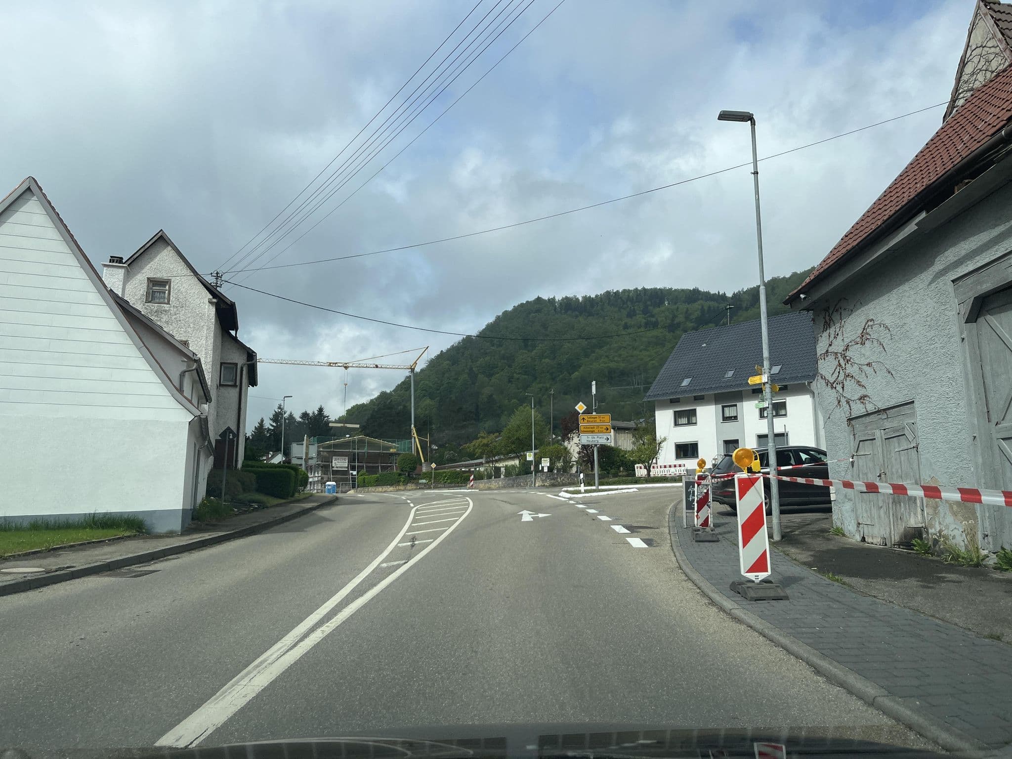 Street view near Adrian Gheorghe Gasthof Steinhaus, Schwenningen — © googie0815 (CC BY-SA · Mapillary)