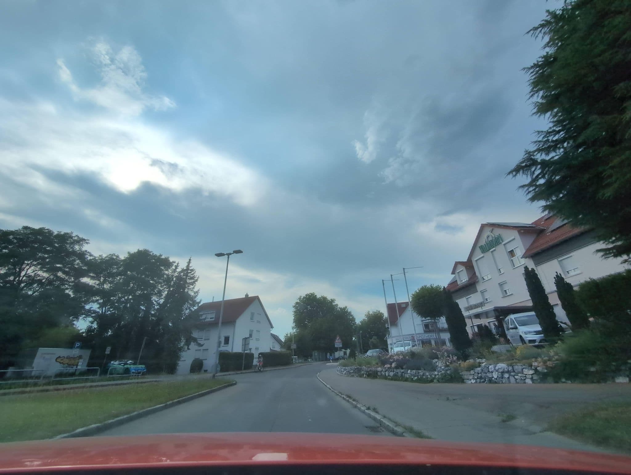 Street view near Hotel Restaurant Waldhorn, Friedrichshafen — © mcliquid (CC BY-SA · Mapillary)