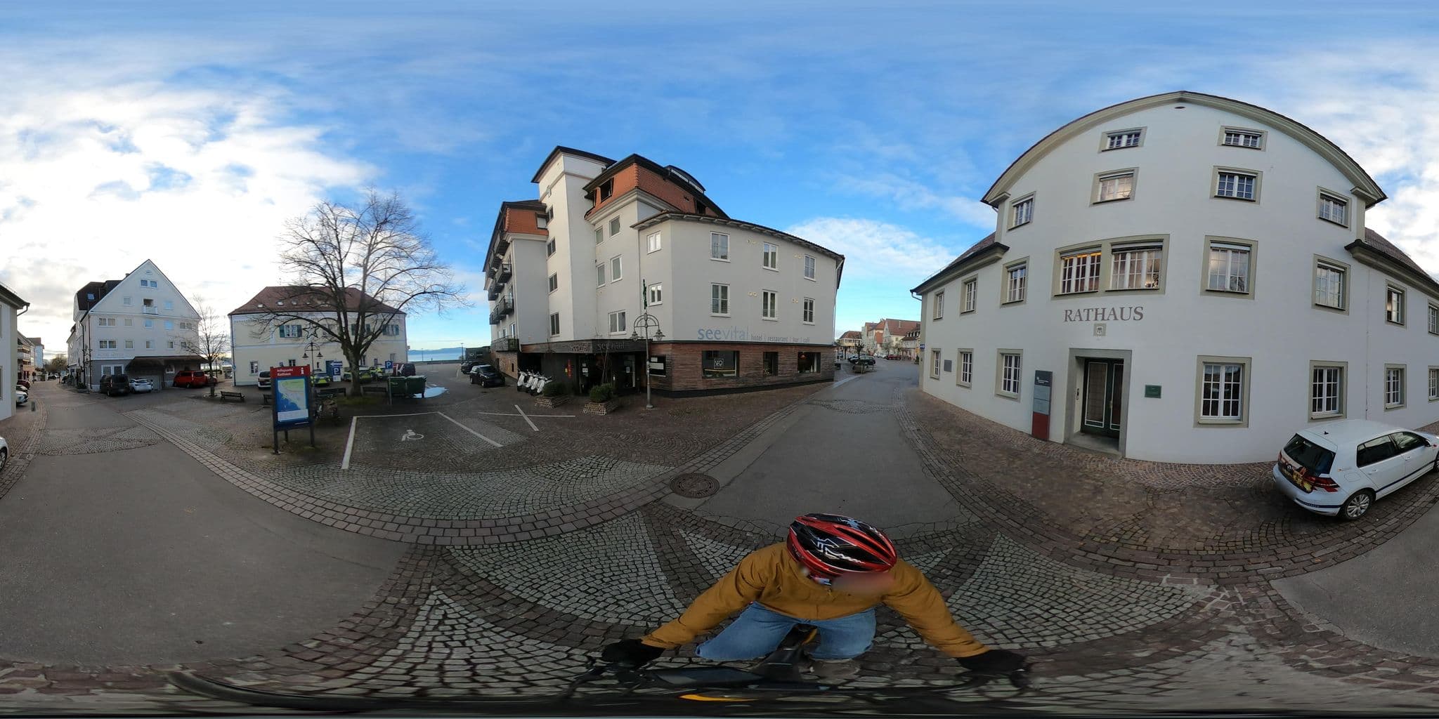 Street view near Hotel-Restaurant Löwen, Langenargen — © RadNETZ (CC BY-SA · Mapillary)