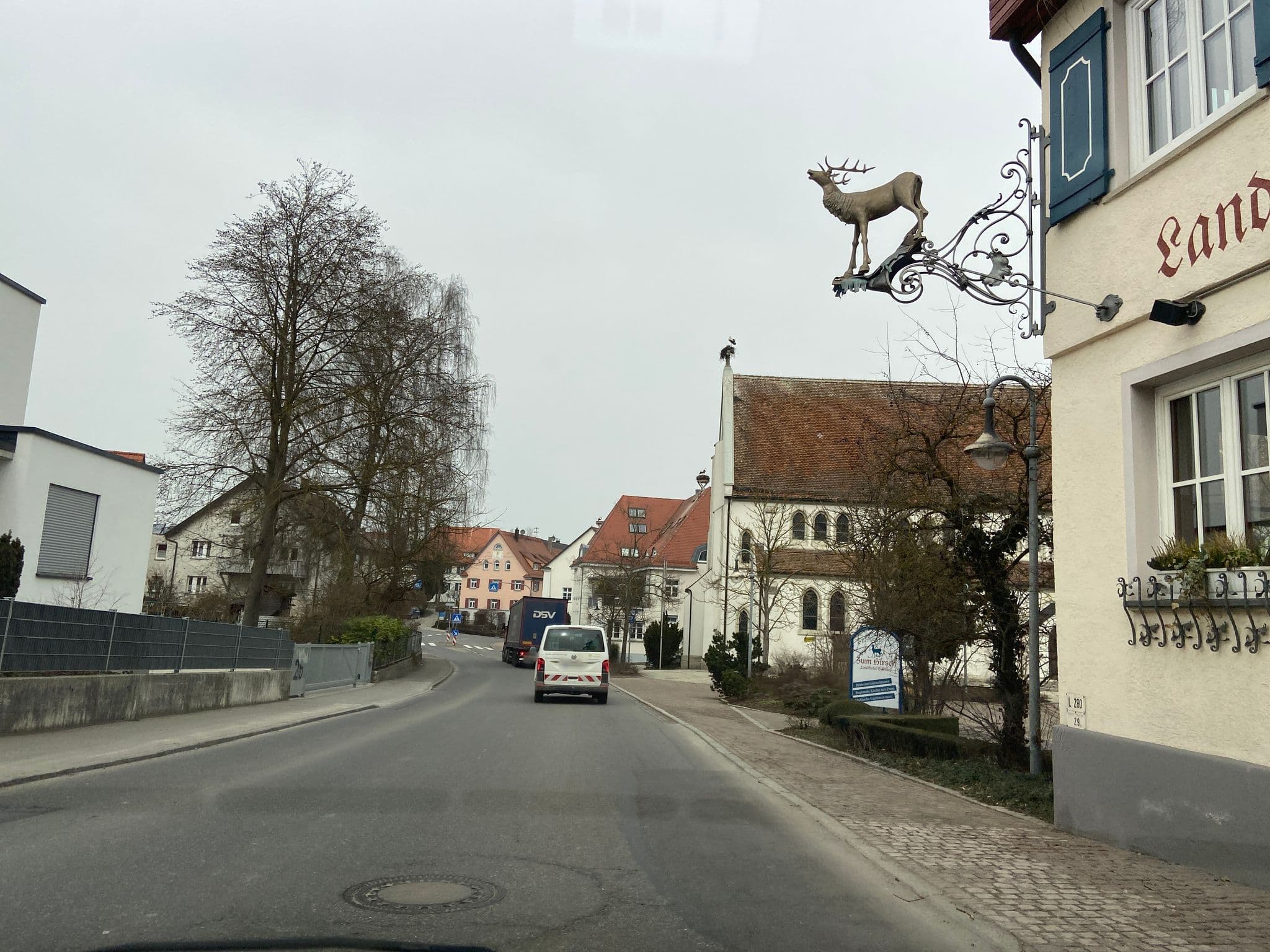 Street view near Landhotel Hirsch Ostrach, Ostrach — © googie0815 (CC BY-SA · Mapillary)
