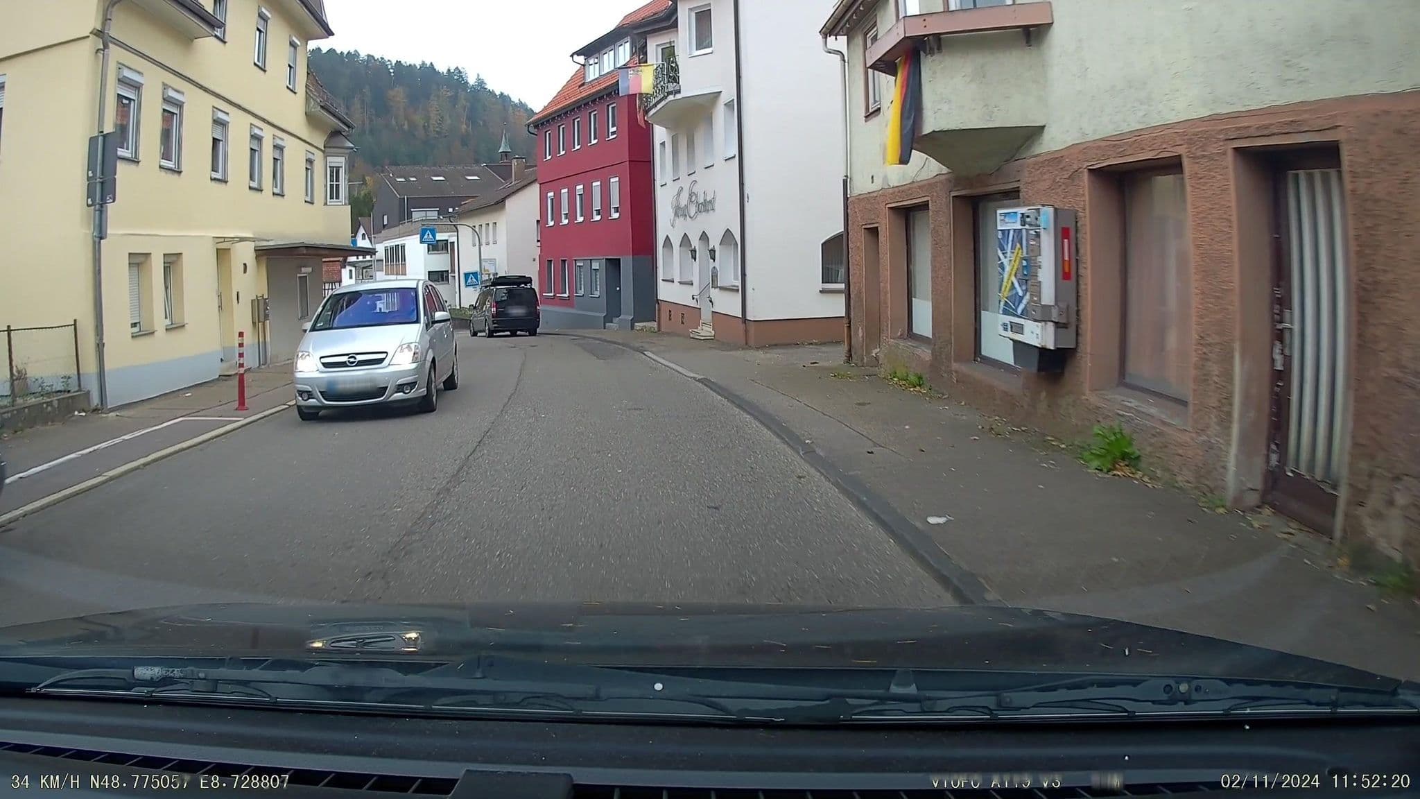 Street view near Paradiso, Bad Liebenzell — © tim3003 (CC BY-SA · Mapillary)