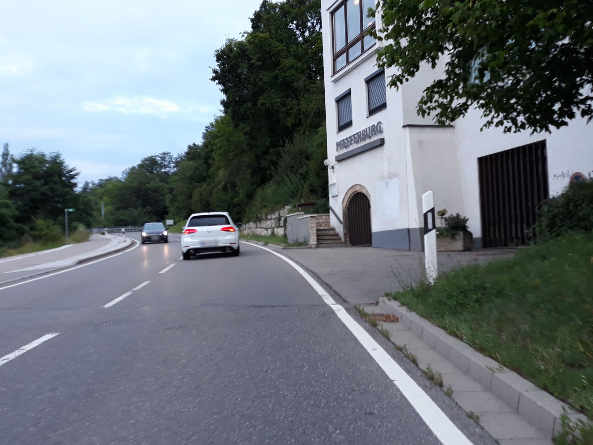 Street view near Landgasthof Hotel Pfefferburg, Schönaich — © blind (CC BY-SA · Mapillary)