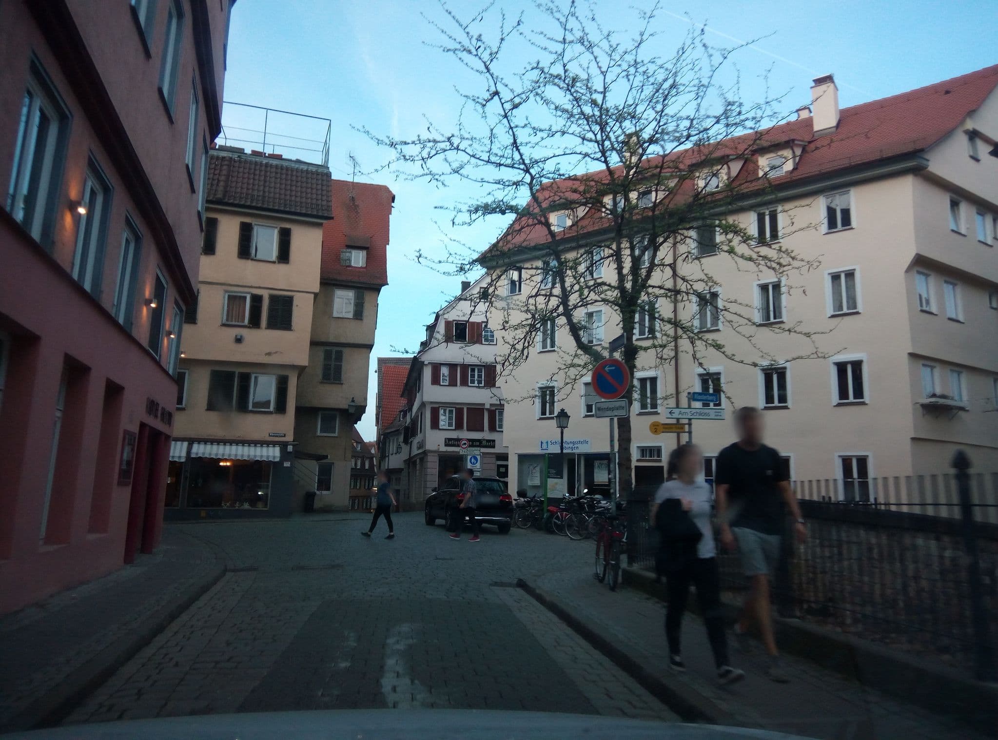 Street view near Hotel Hospiz, Tübingen — © dktue (CC BY-SA · Mapillary)
