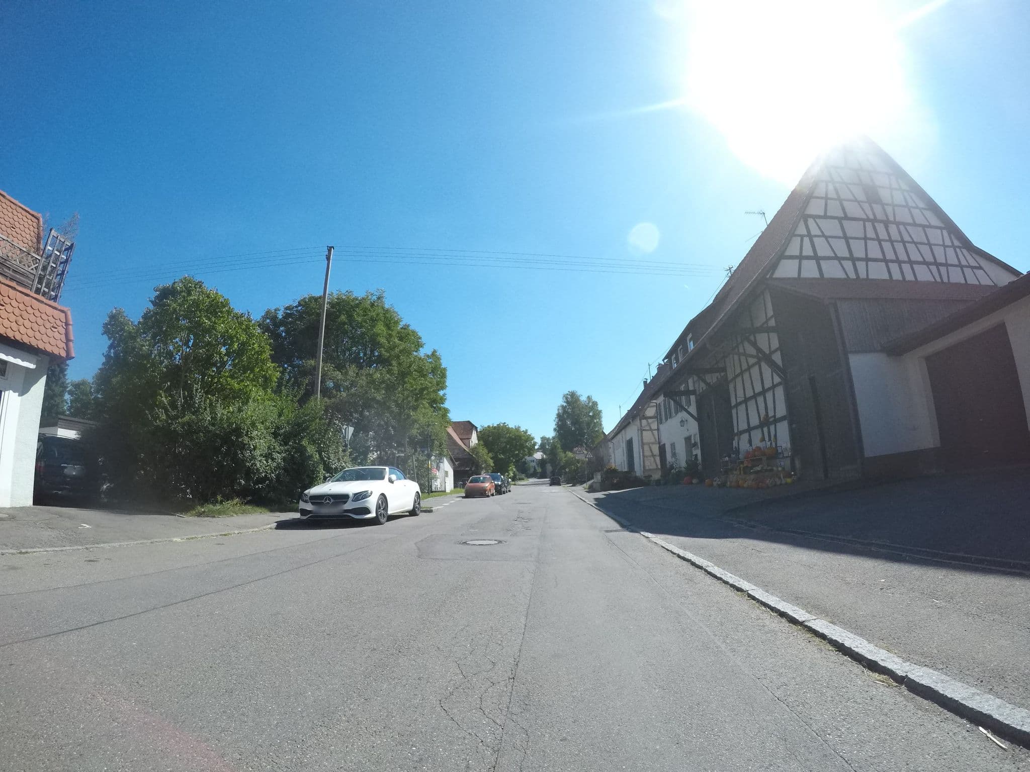 Street view near Landgasthof Mayer´s Waldhorn, Gomaringen — © snaysard (CC BY-SA · Mapillary)