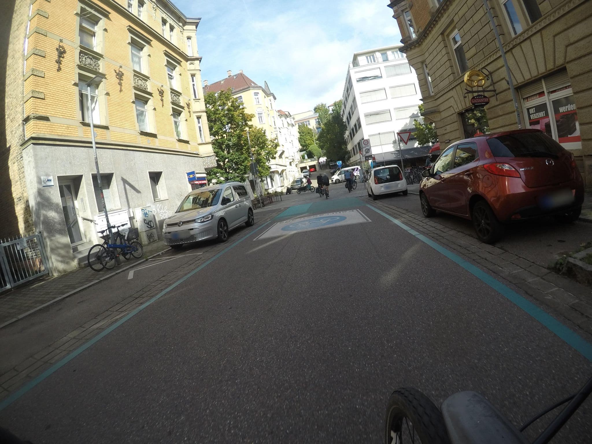 Street view near Theater Pension Pension, Stuttgart — © mfa (CC BY-SA · Mapillary)