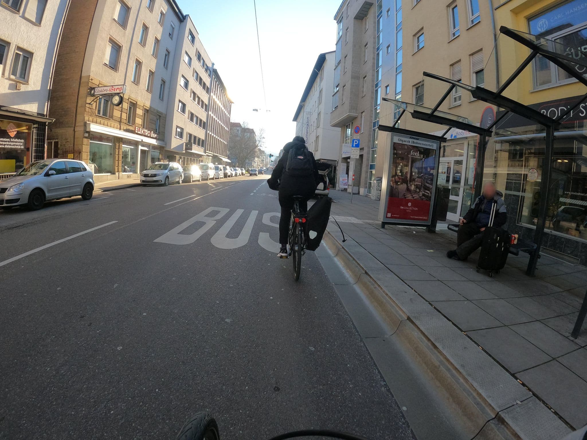 Street view near Hotel Dieter, Stuttgart — © vuv (CC BY-SA · Mapillary)