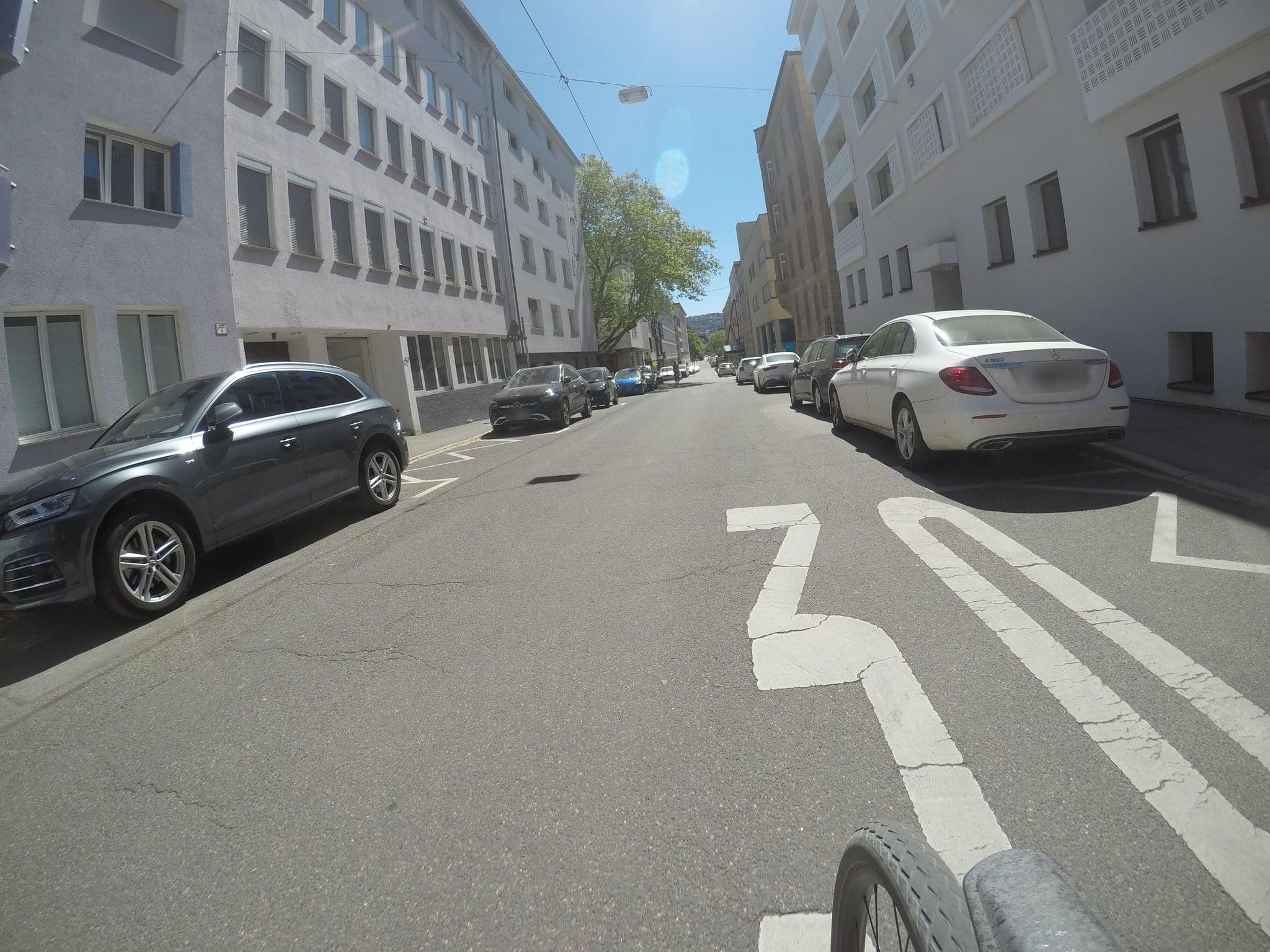 Street view near Hotel Pension Riehle, Stuttgart — © mfa (CC BY-SA · Mapillary)
