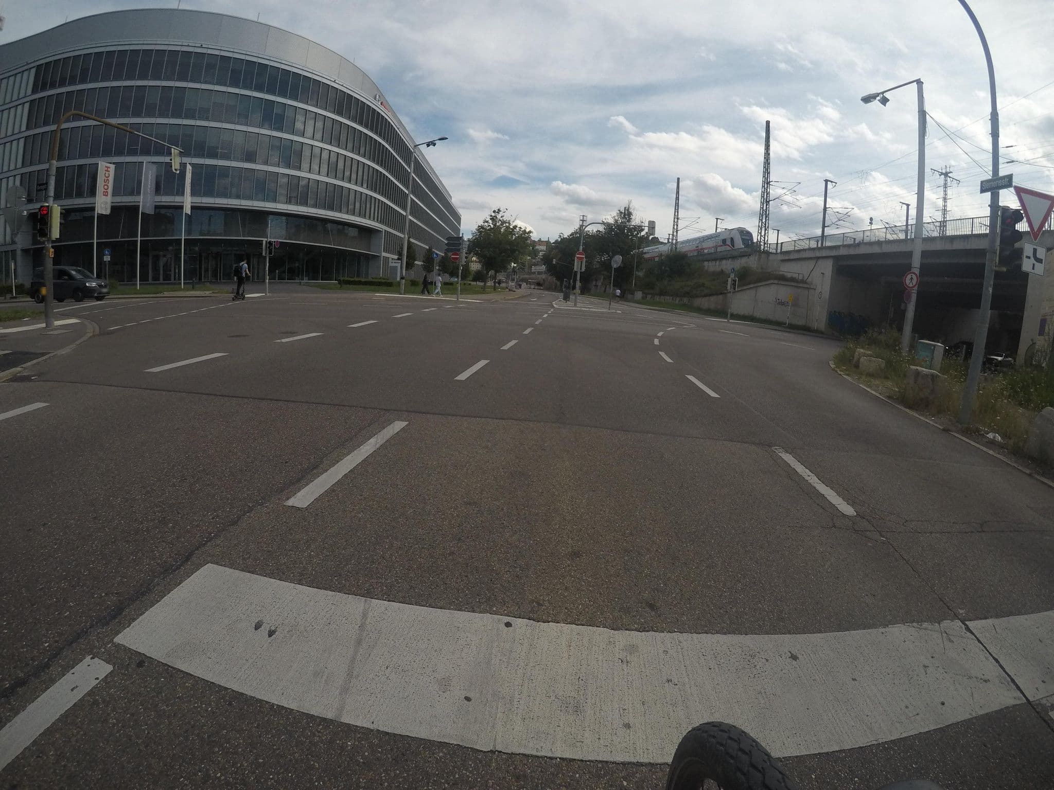 Street view near EUROPE Hotels International GmbH & Co, Stuttgart Feuerbach — © mfa (CC BY-SA · Mapillary)