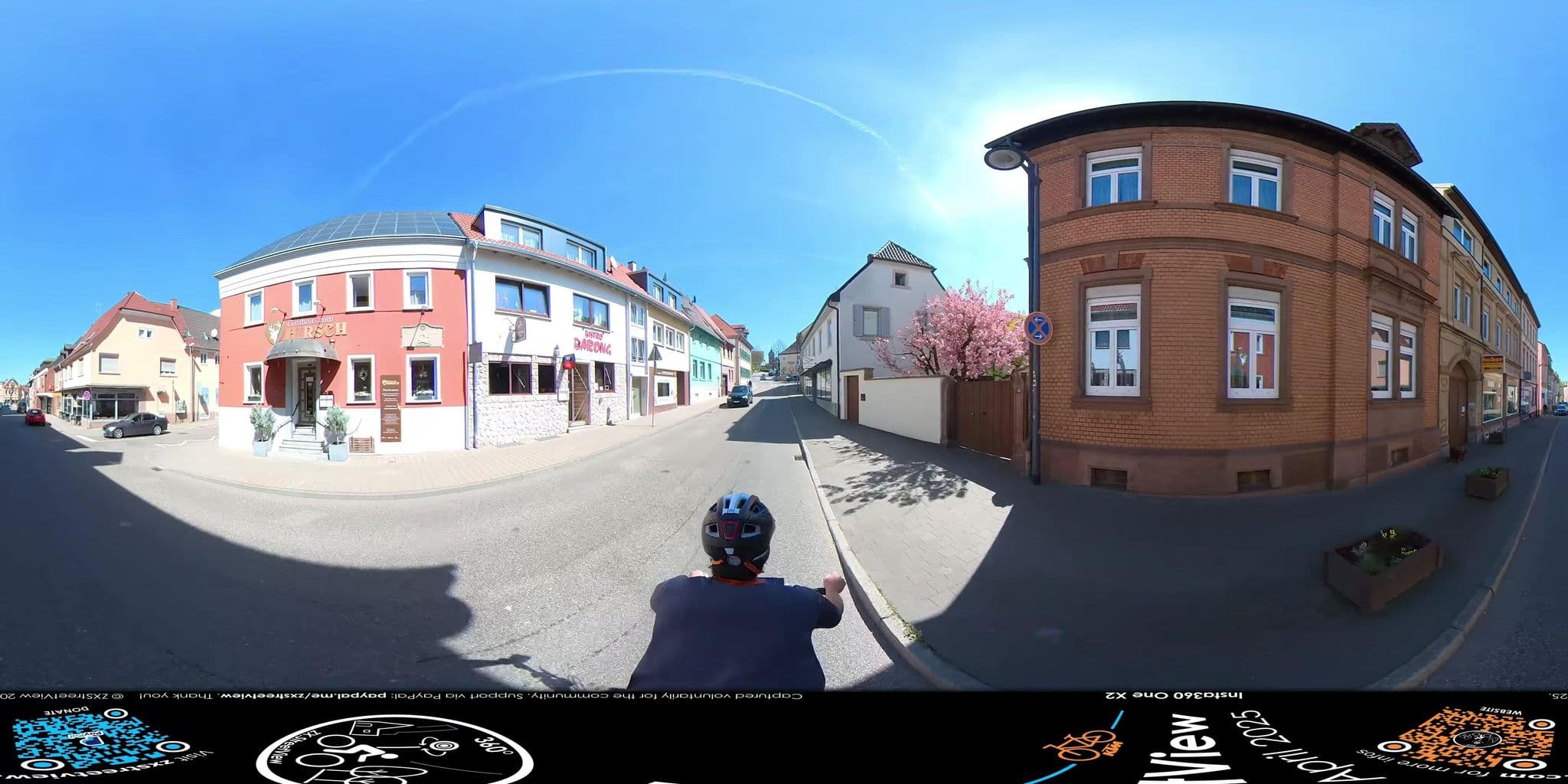 Street view near Zum Hirsch Inh. Michael Grimm Baumeister Gaststätten Restaurants, Bretten — © ZXStreetview (CC BY-SA · Mapillary)