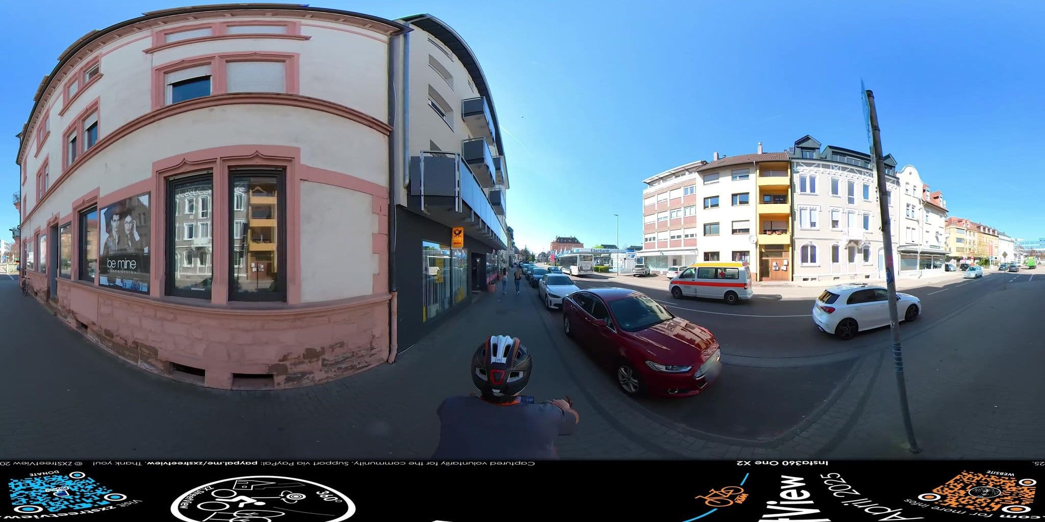 Street view near Hotel Eintracht, Bruchsal — © ZXStreetview (CC BY-SA · Mapillary)