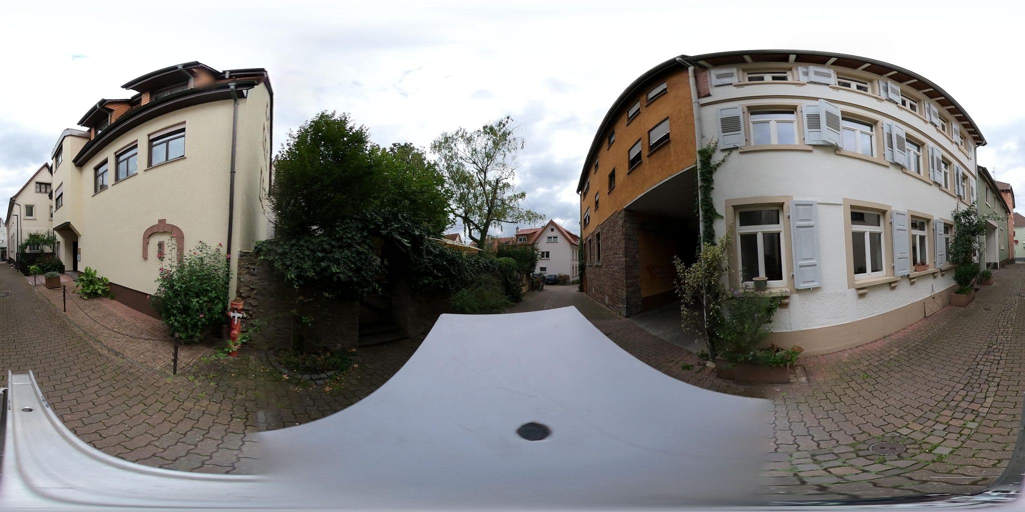 Street view near Gästehaus Freihof, Wiesloch — © wegavision (CC BY-SA · Mapillary)