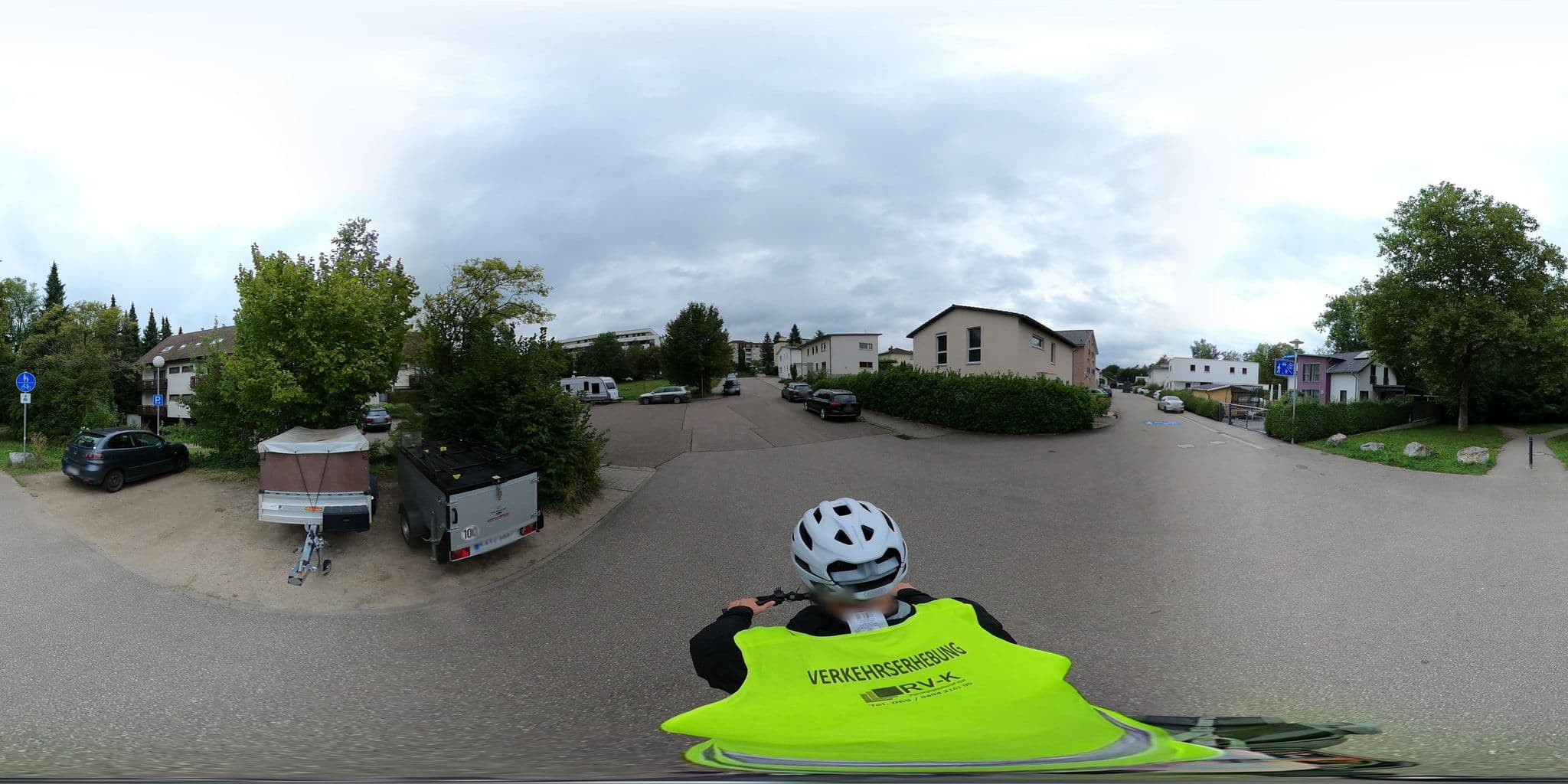 Street view near Hotel Peters, Kronau — © RadNETZ (CC BY-SA · Mapillary)