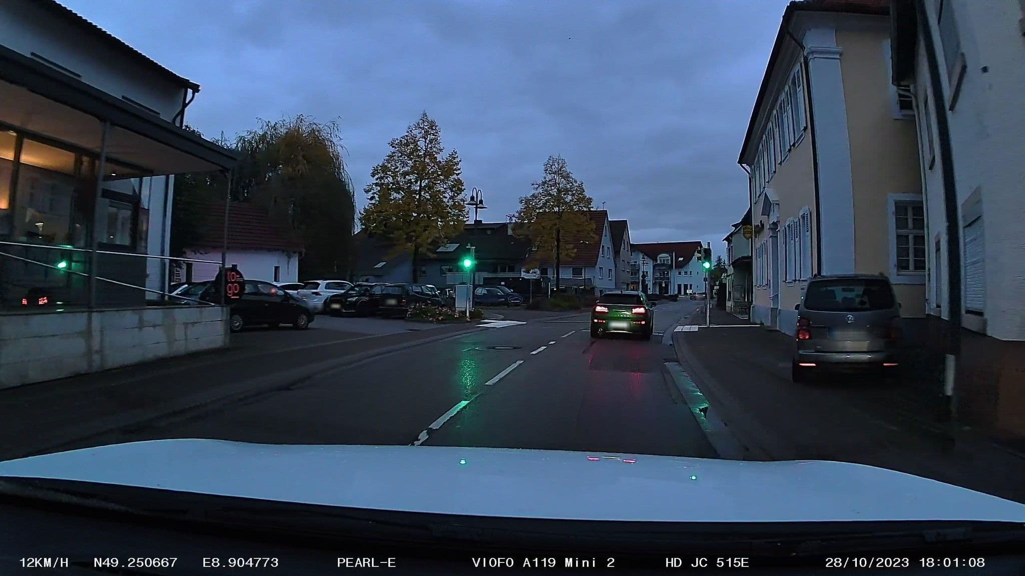 Street view near Gasthof Grüner Baum, Sinsheim — © c0rnsnake (CC BY-SA · Mapillary)