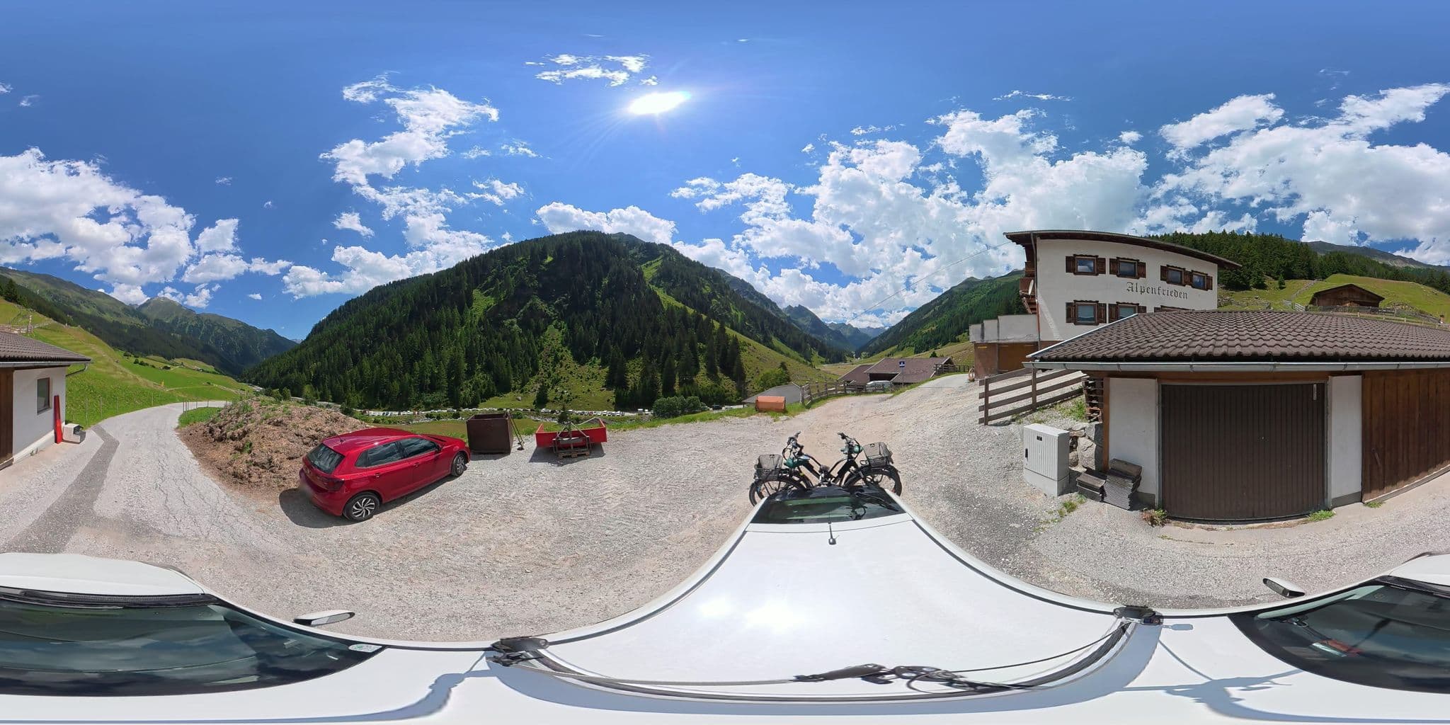 Street view near Alpenfrieden, Neustift im Stubaital