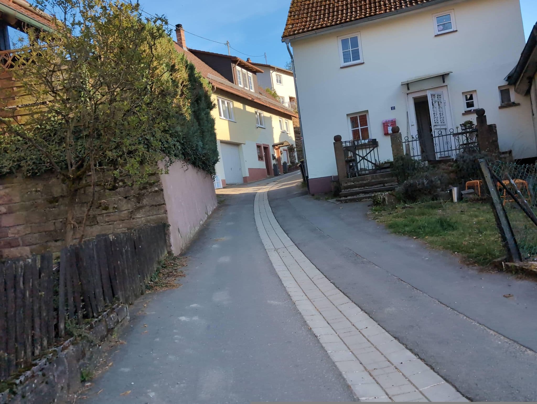 Street view near Gaestehaus Haass, Mosbach — © PixelusPro8 (CC BY-SA · Mapillary)