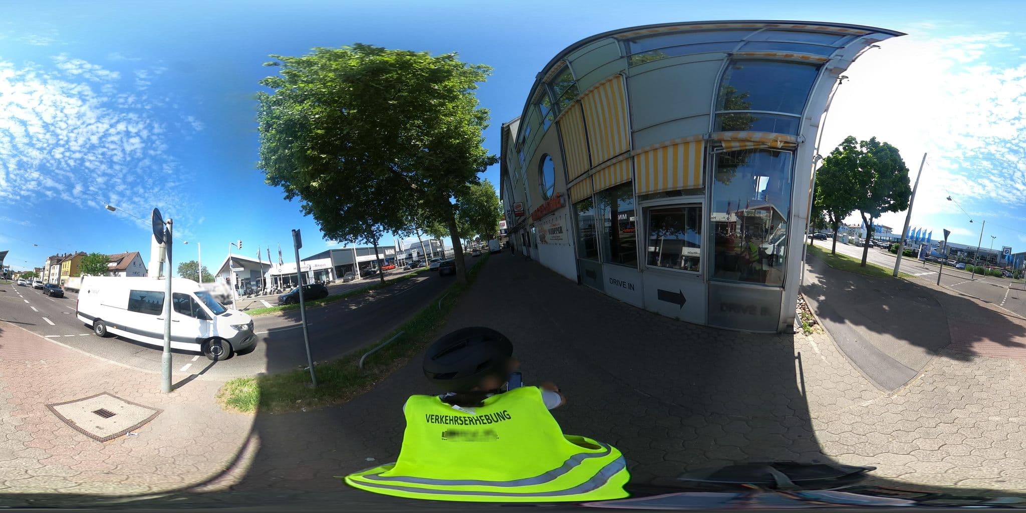 Street view near Stadthotel Heilbronn K + G GmbH Hotelbetriebsgesellschaft, Heilbronn — © RadNETZ (CC BY-SA · Mapillary)
