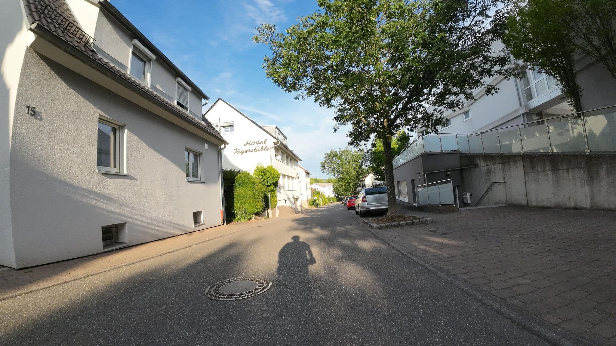 Street view near Pension Jägerstüble, Neckarsulm — © teddy73 (CC BY-SA · Mapillary)