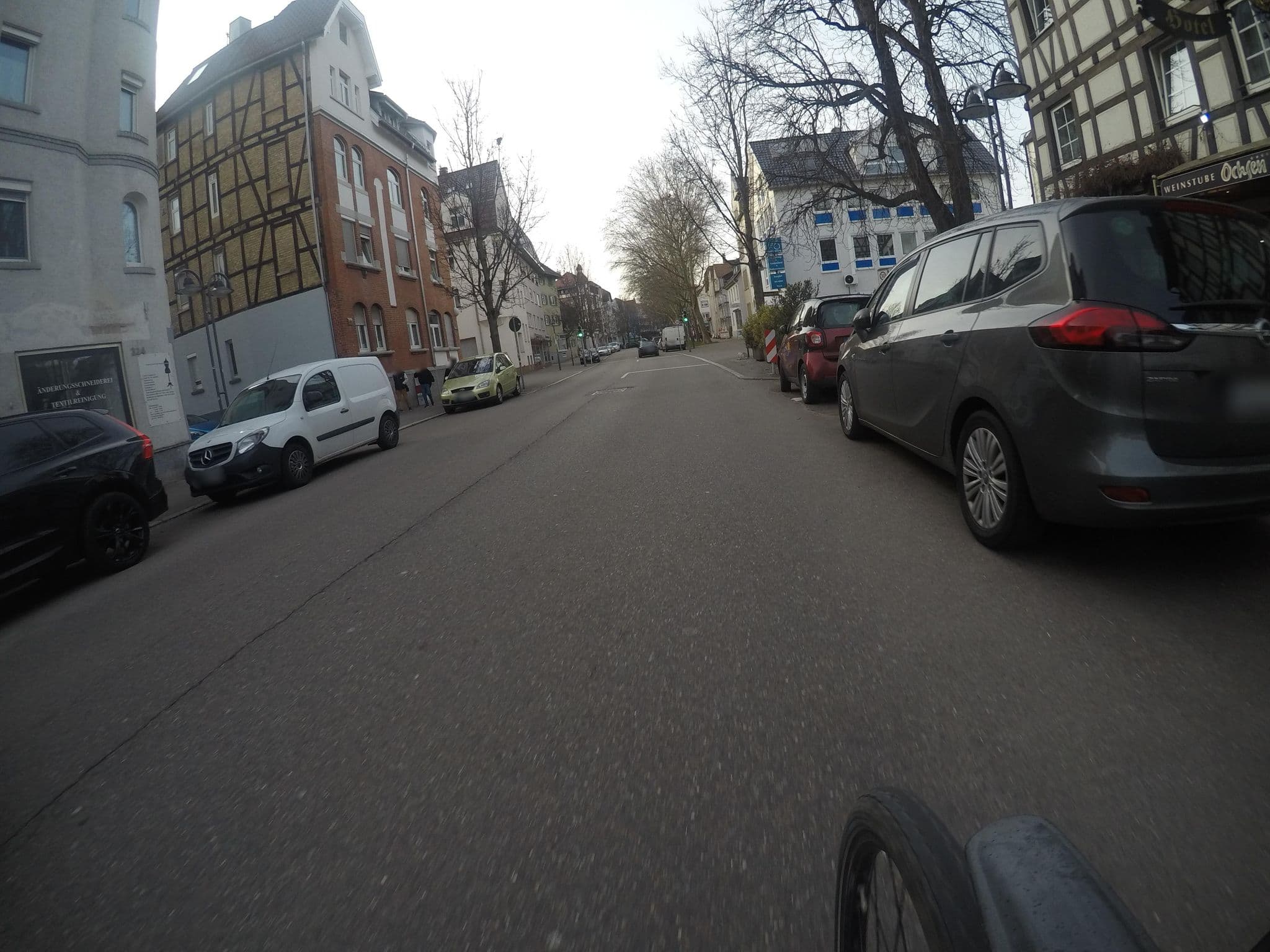 Street view near Hotel Restaurant Weinstube Ochsen, Stuttgart-Ost — © mfa (CC BY-SA · Mapillary)