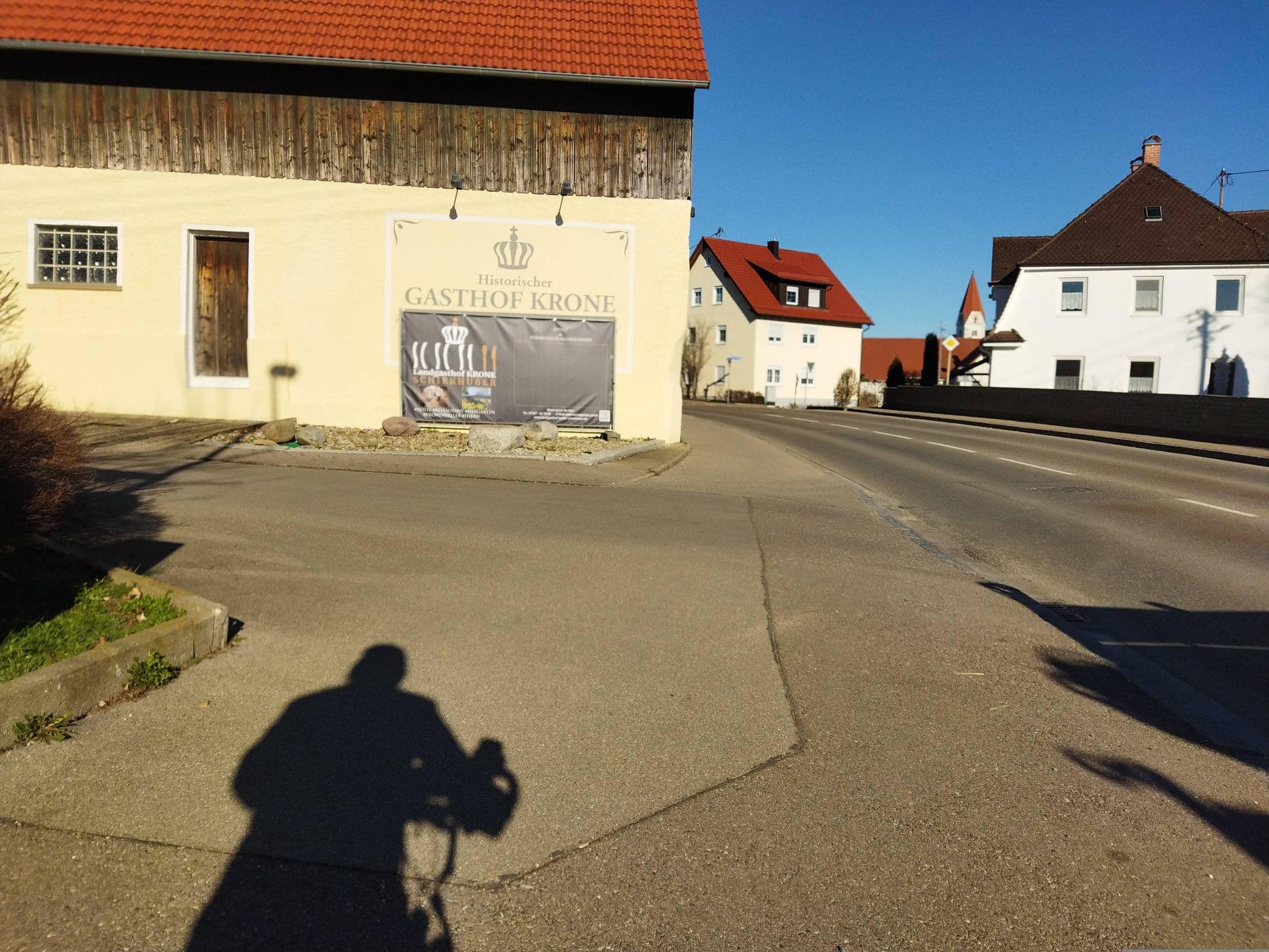 Street view near Hotel Gasthof Krone, Senden — © changchun1 (CC BY-SA · Mapillary)