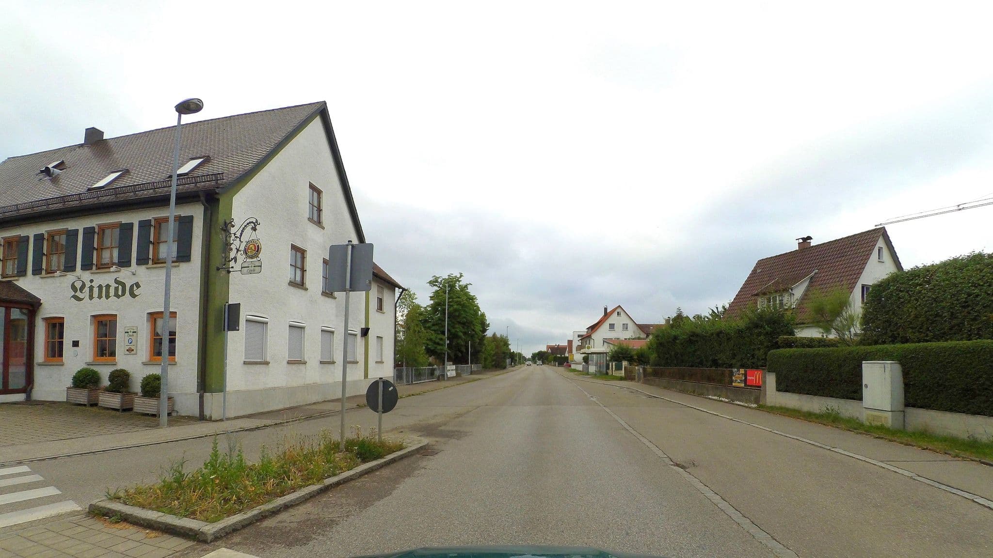 Street view near Hotel Linde, Langenau — © wegavision (CC BY-SA · Mapillary)