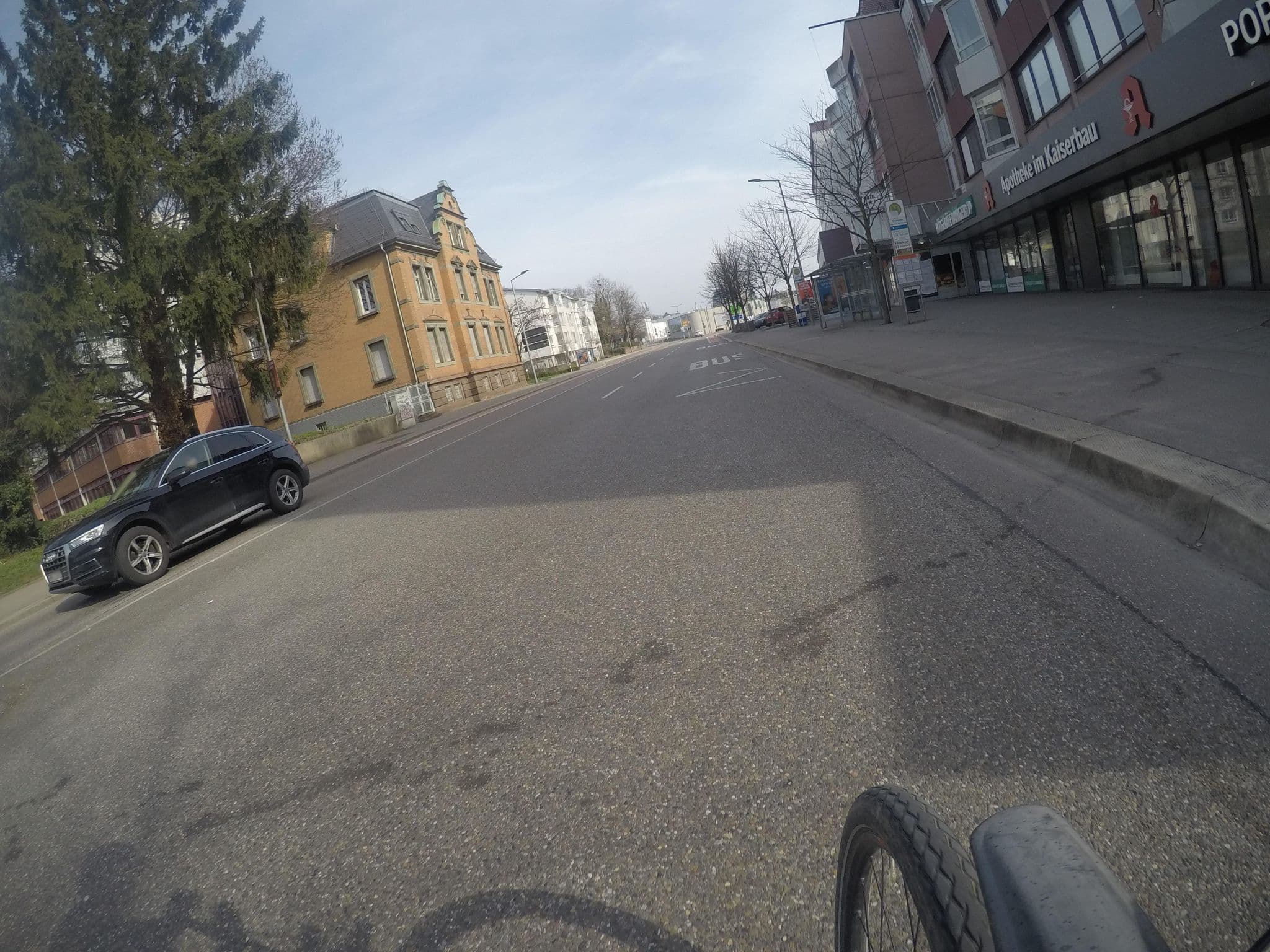 Street view near City-Hotel im Kaiserbau, Göppingen — © mfa (CC BY-SA · Mapillary)