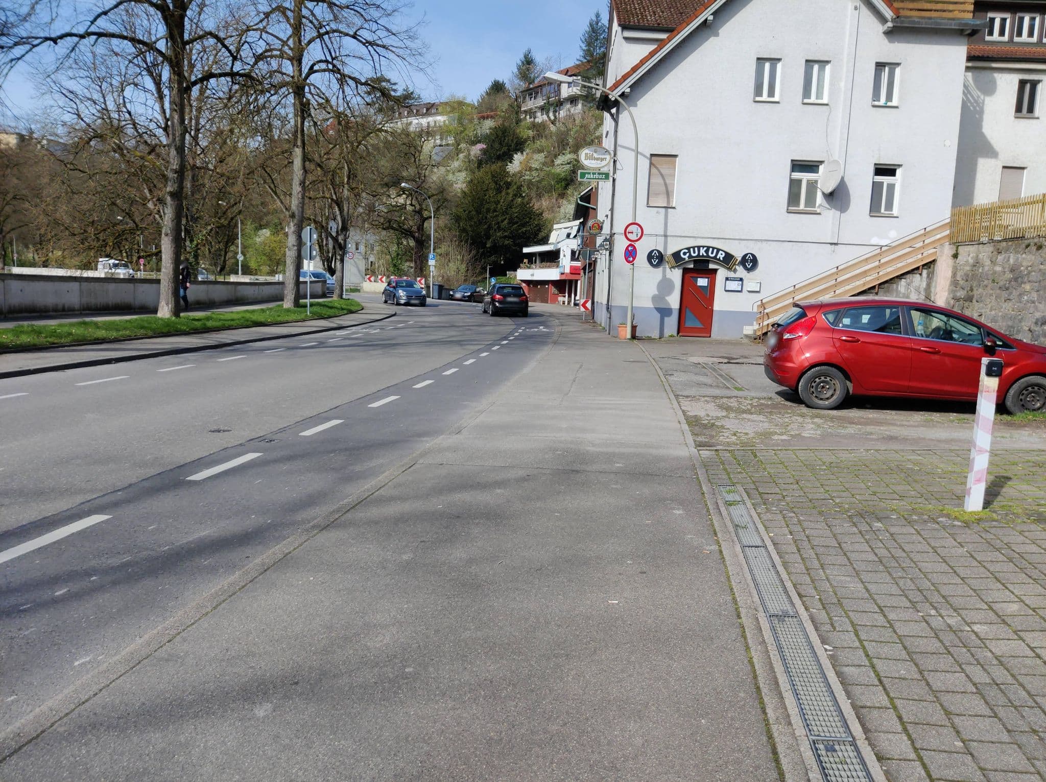 Street view near Hotel Murrtal, Backnang — © steffl (CC BY-SA · Mapillary)