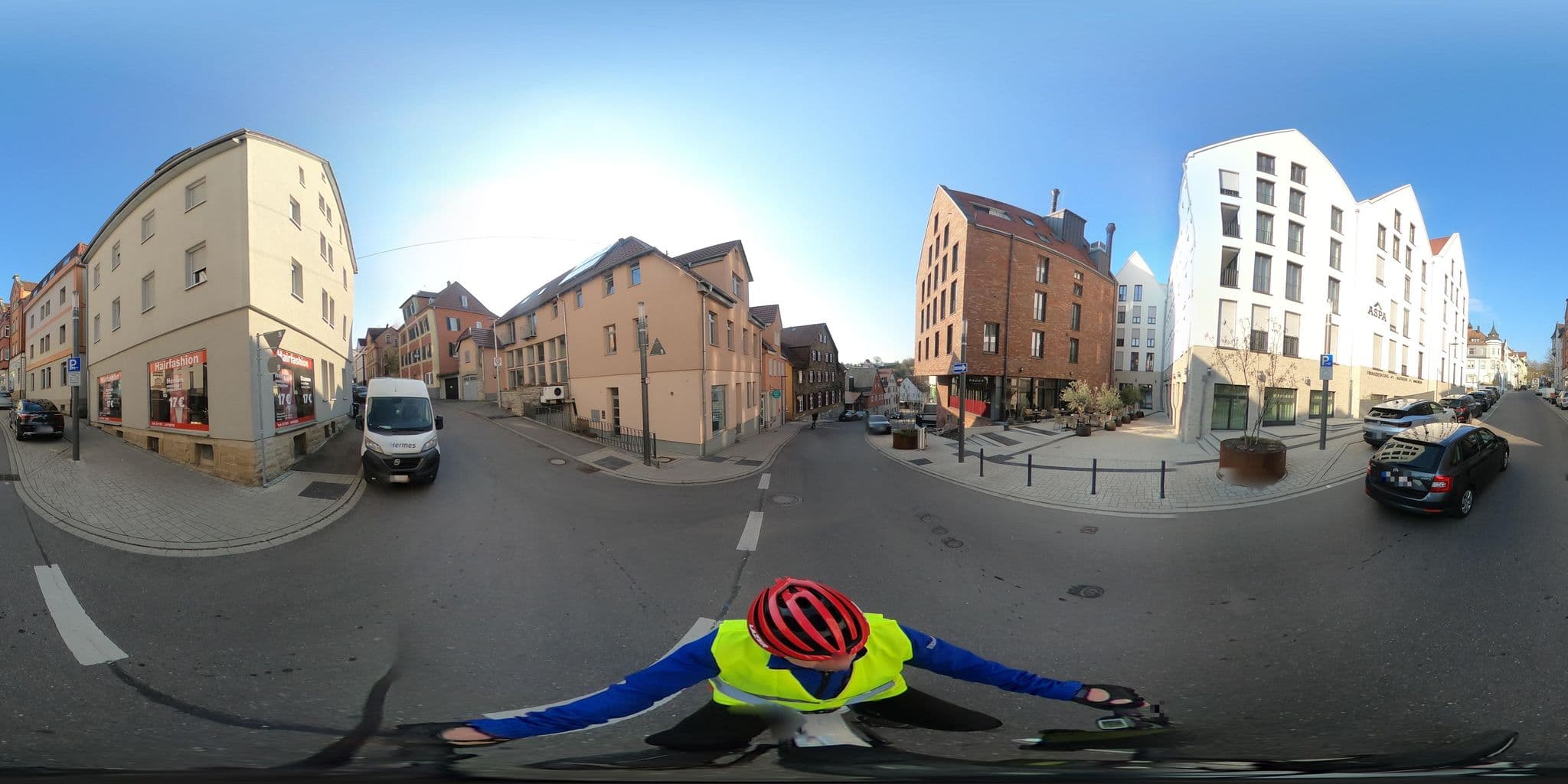 Street view near Hotel Holzwarth, Backnang — © RadNETZ (CC BY-SA · Mapillary)