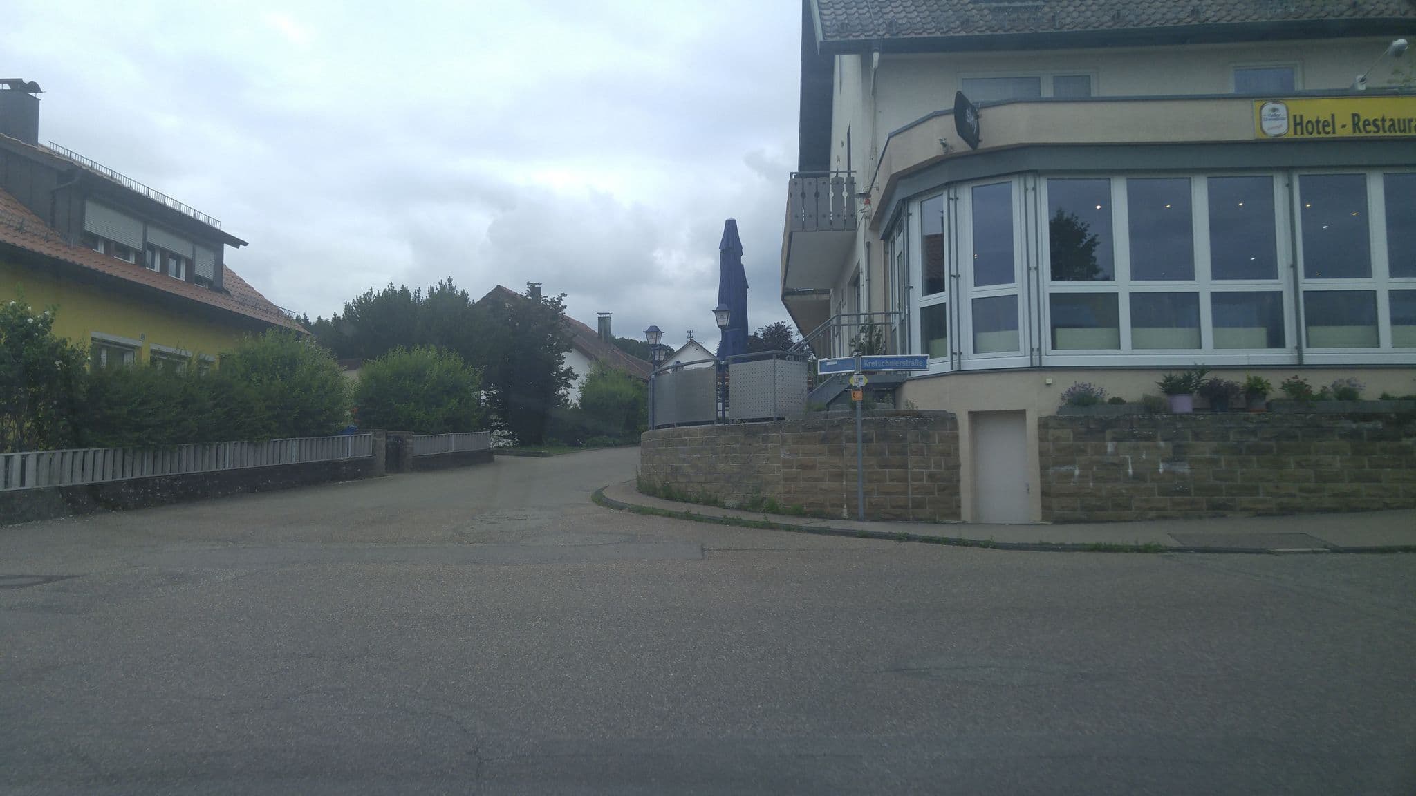 Street view near Peter Stoll Gasthaus Schönblick, Wüstenrot — © radius_proxy_de (CC BY-SA · Mapillary)
