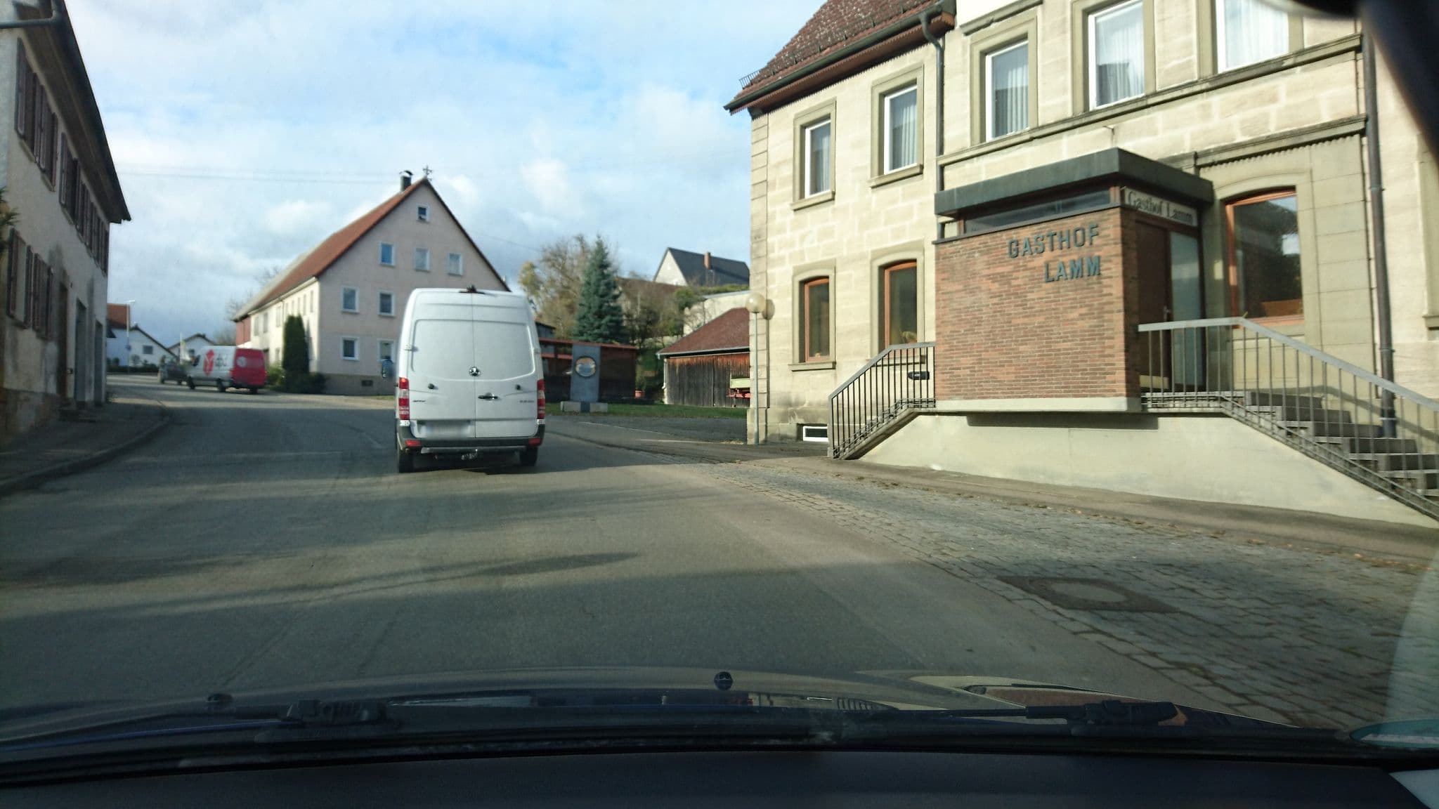 Street view near Gasthof Lamm Gaststätte, Eschach — © skiloo (CC BY-SA · Mapillary)