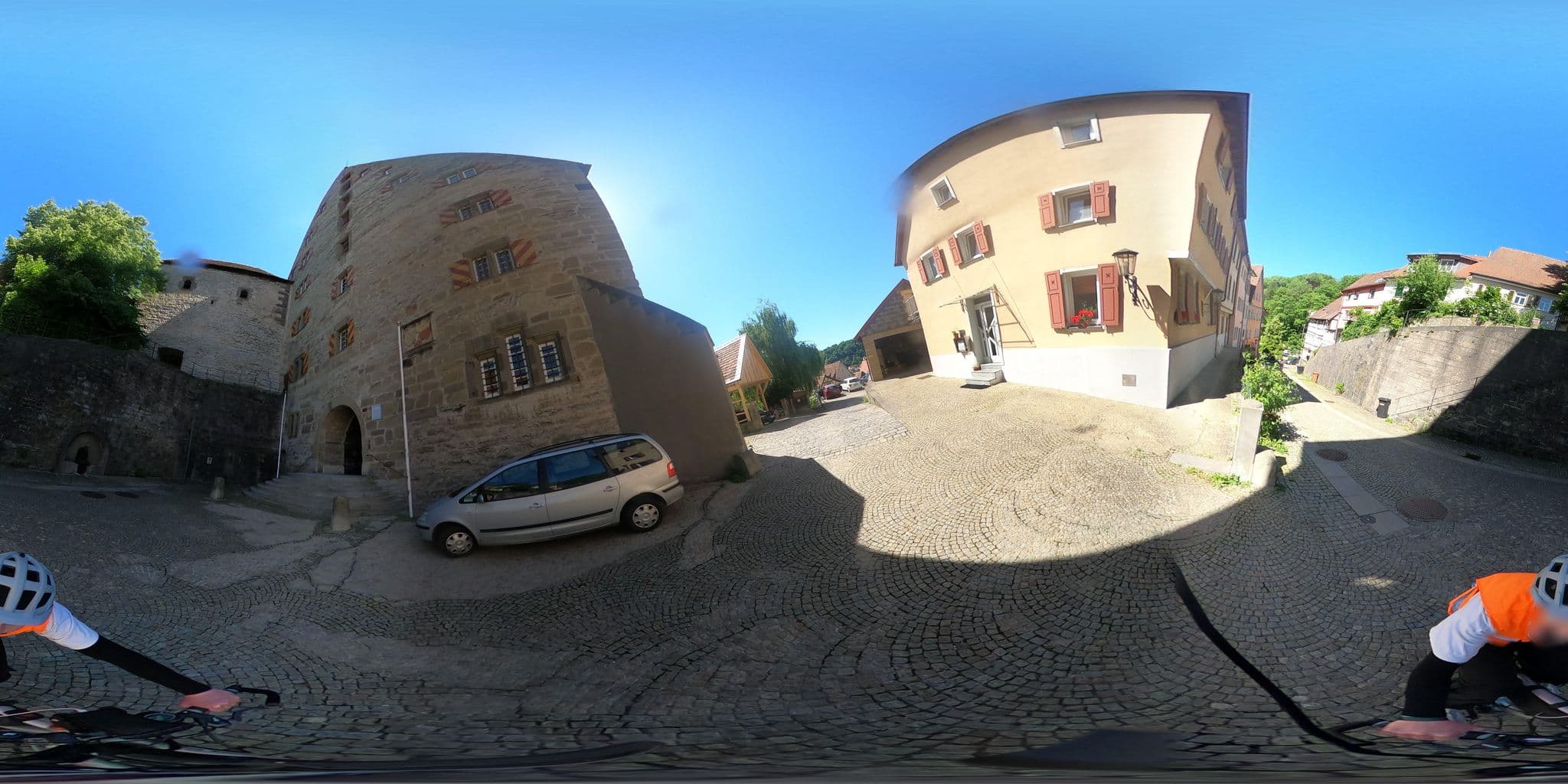 Street view near Gasthof Krone Semir & Hotel Rosenbühl, Schwäbisch Hall — © RadNETZ (CC BY-SA · Mapillary)