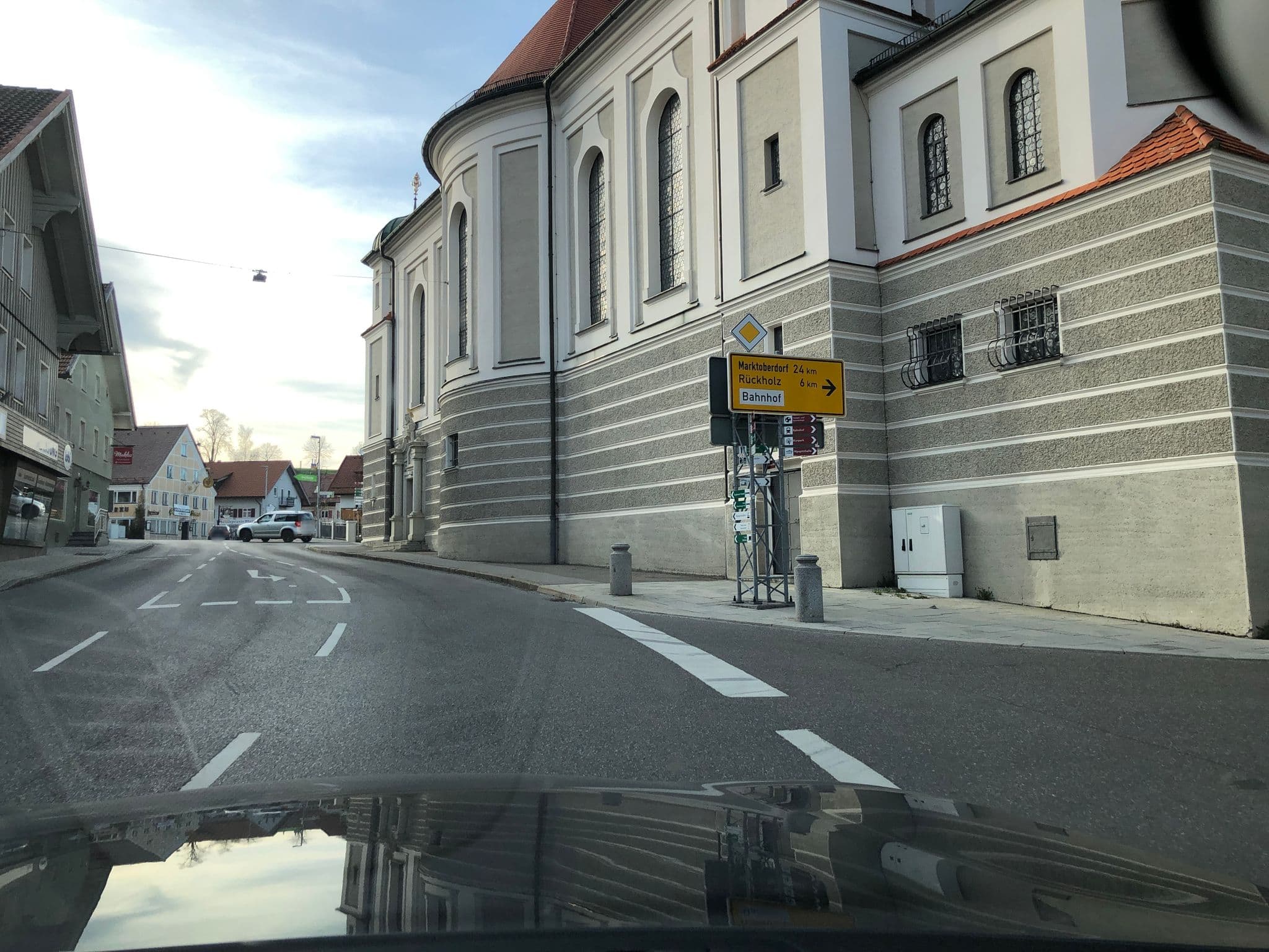 Street view near Brauereigasthof Post, Nesselwang — © derzornigemarkus (CC BY-SA · Mapillary)