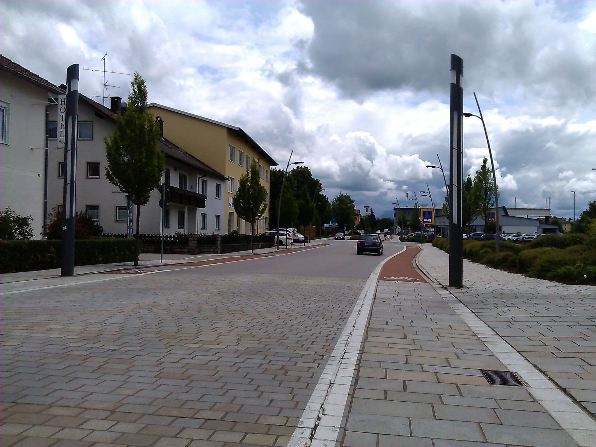 Street view near Hotel Sepp, Marktoberdorf — © changchun1 (CC BY-SA · Mapillary)