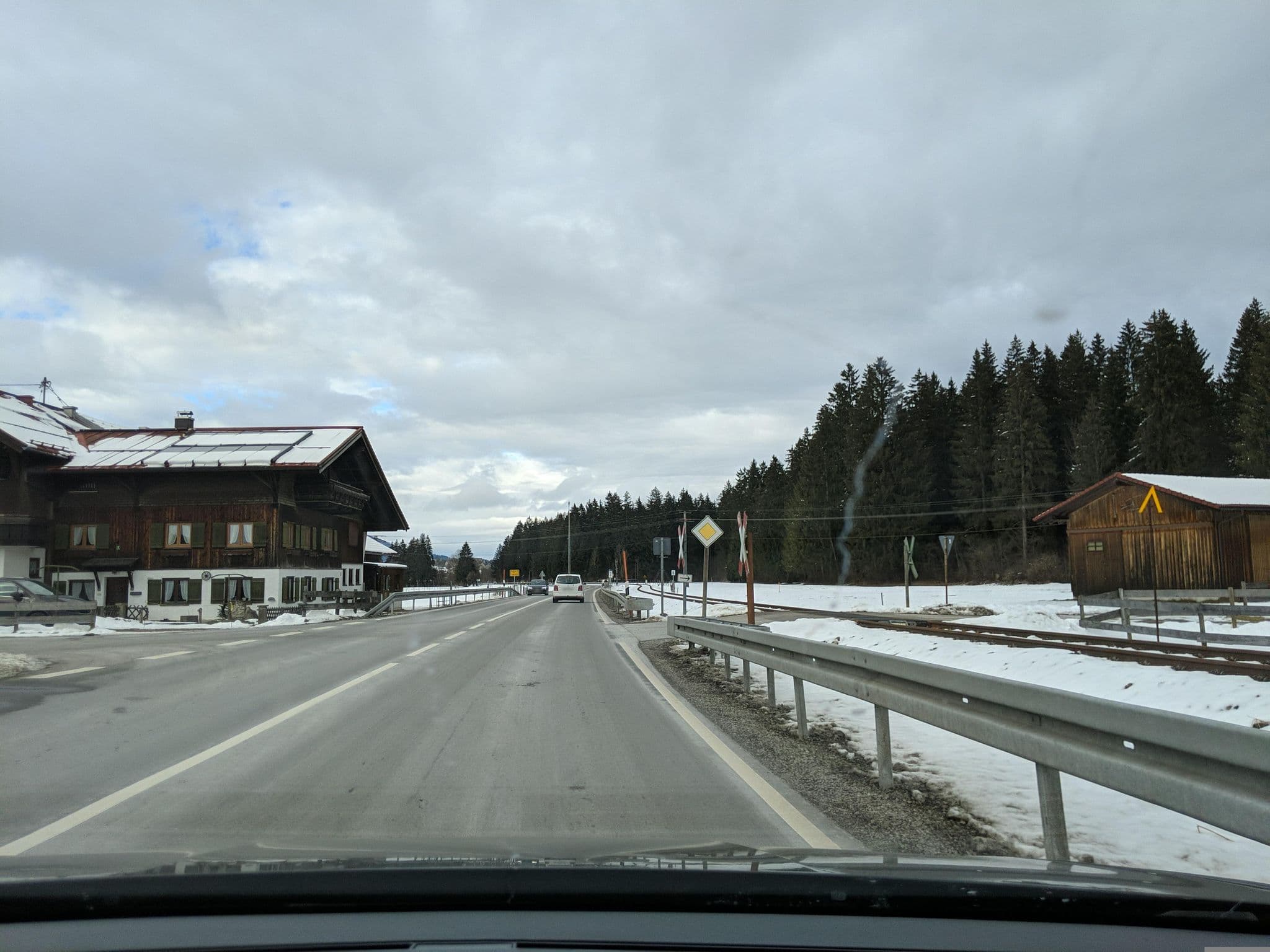 Street view near Gästehaus Christine, Oberstdorf — © littlefool (CC BY-SA · Mapillary)