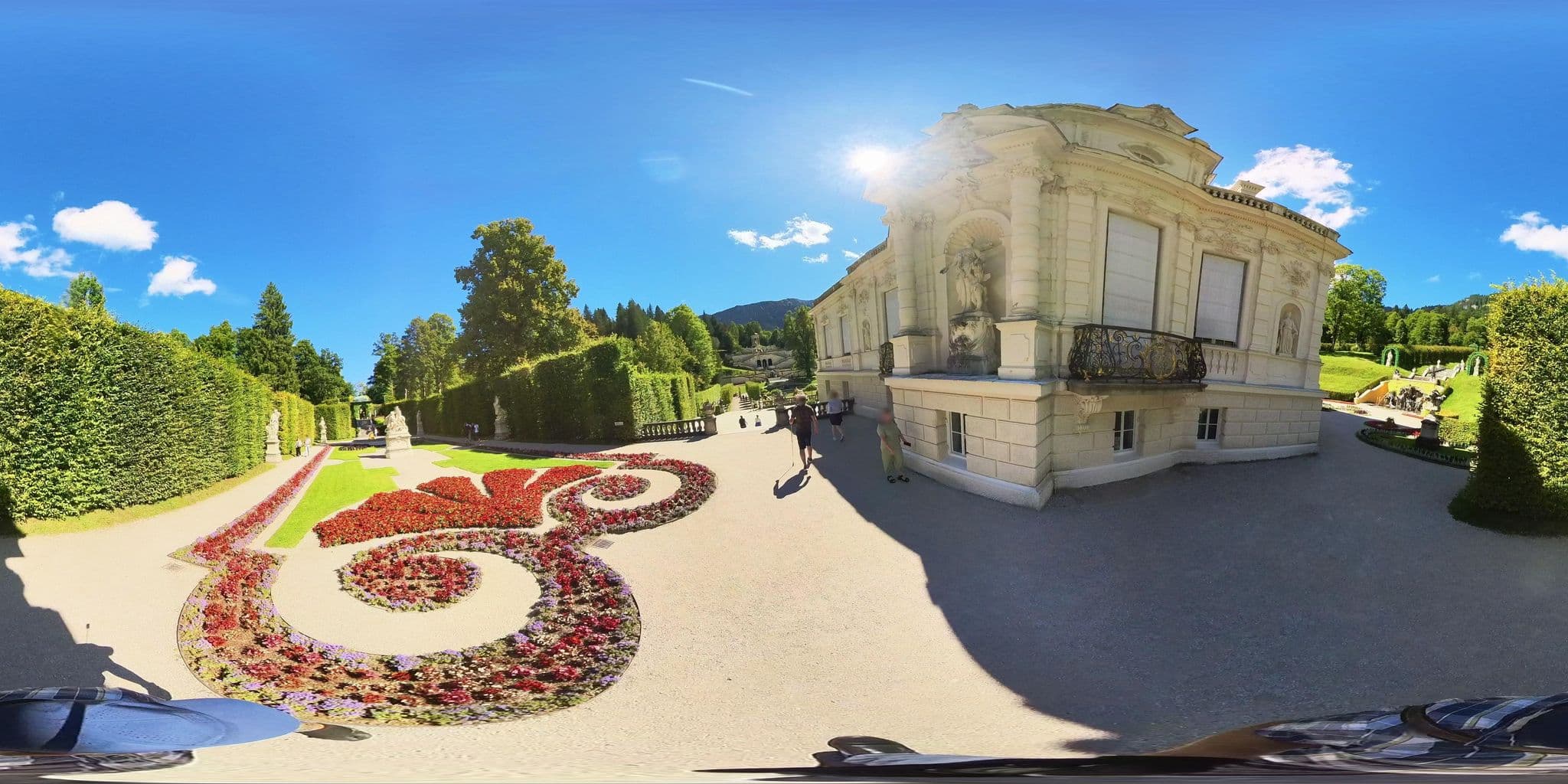 Street view near Schlosshotel Linderhof, Unterammergau — © osmplus_org (CC BY-SA · Mapillary)