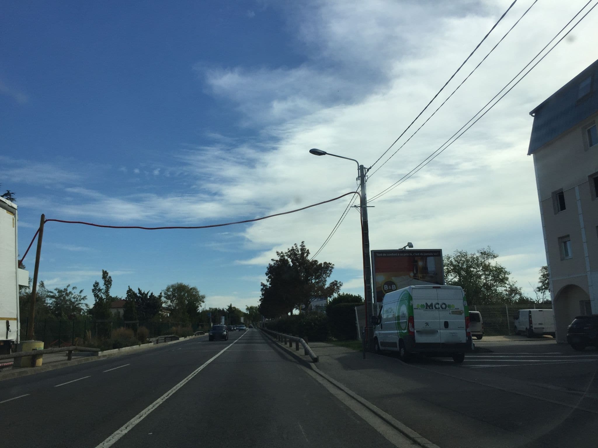 Street view near B&B Hôtel, Meyzieu — © thepriben (CC BY-SA · Mapillary)