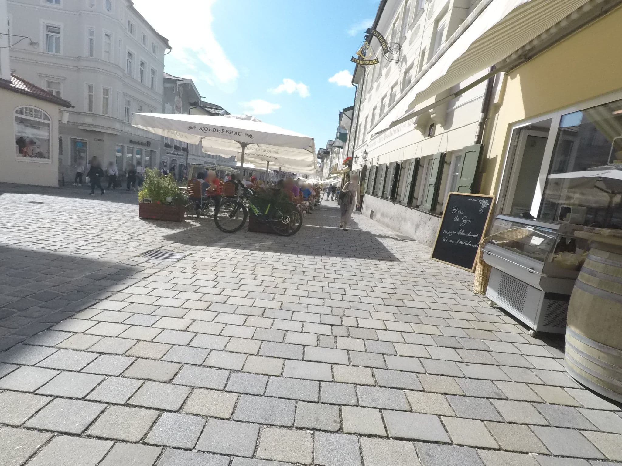 Street view near Posthotel Kolberbräu, Bad Tölz — © mapiman (CC BY-SA · Mapillary)