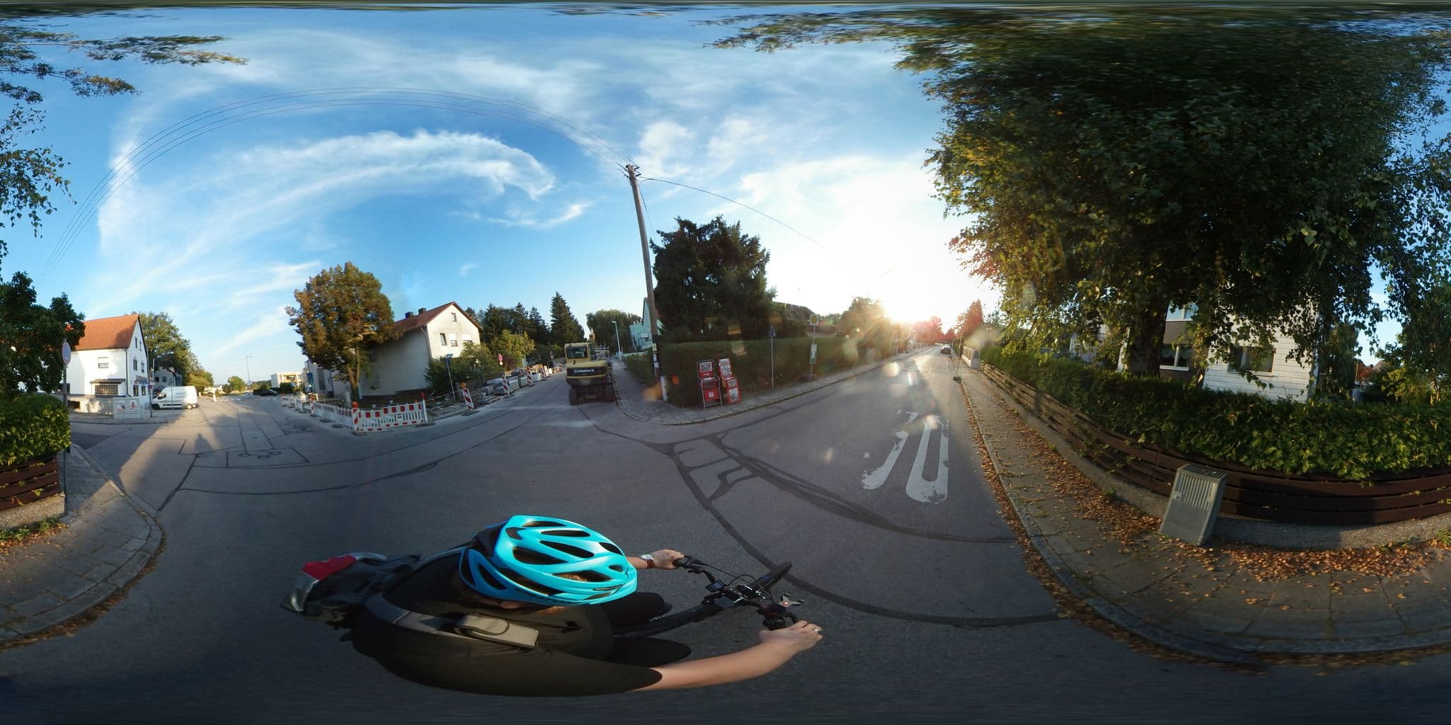 Street view near Gasthof Zur Eiche, Karlsfeld — © wedaka (CC BY-SA · Mapillary)