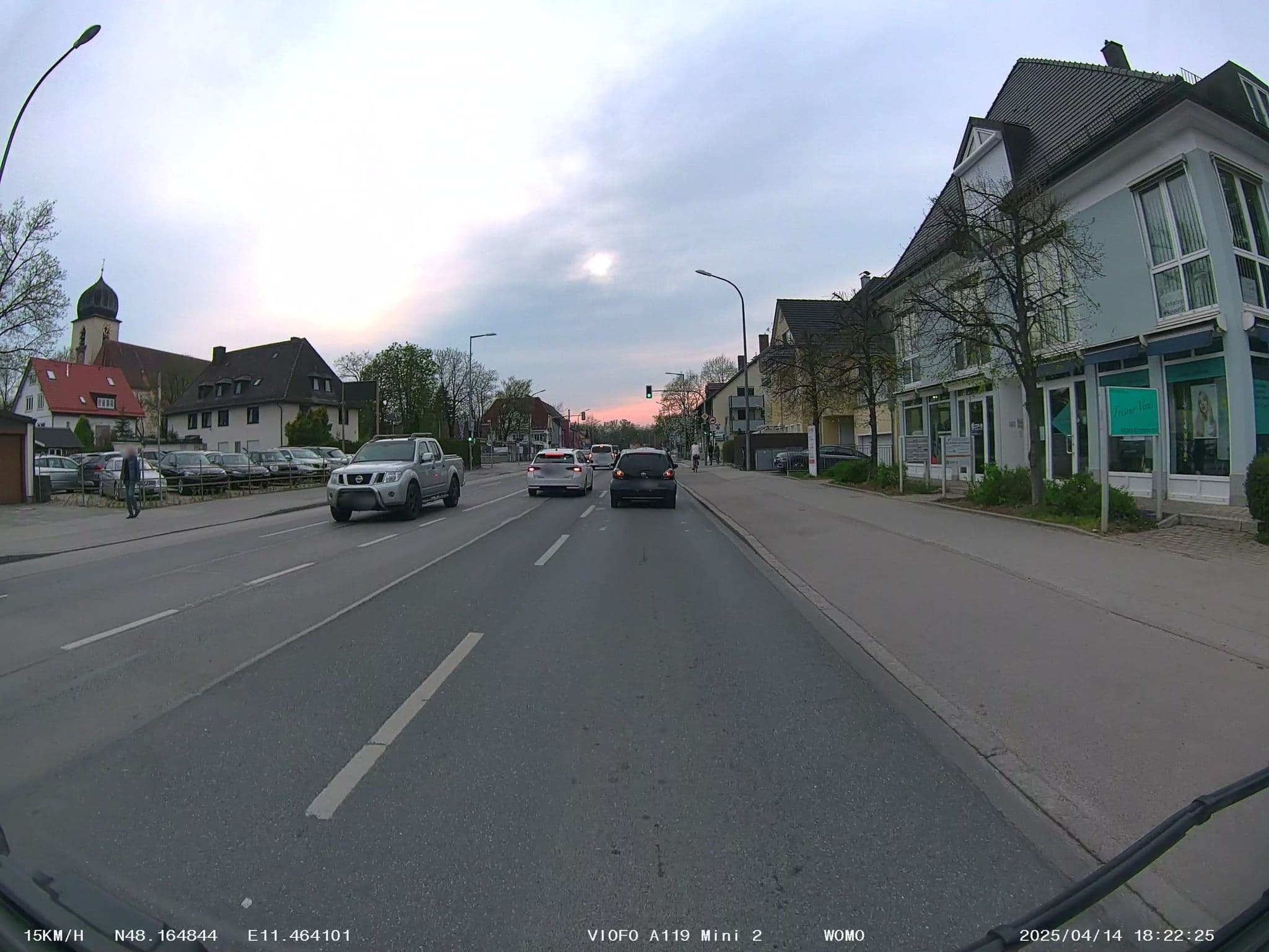Street view near Gästehaus Welker, Pasing — © soulcover (CC BY-SA · Mapillary)