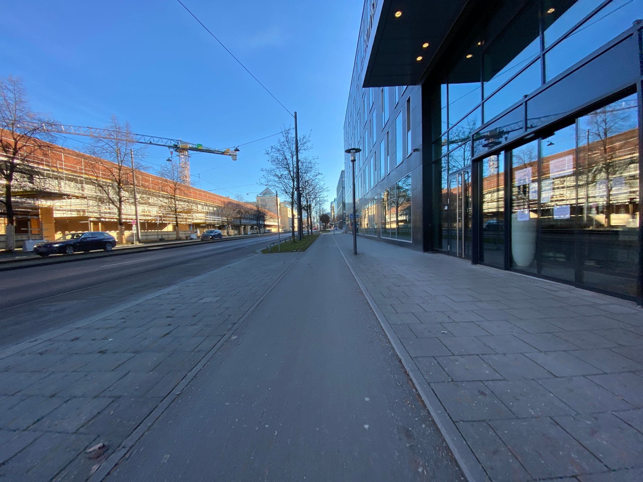 Street view near HOTUSA Hotel im Arnulfpark GmbH & Co, Munich — © piaitsch (CC BY-SA · Mapillary)