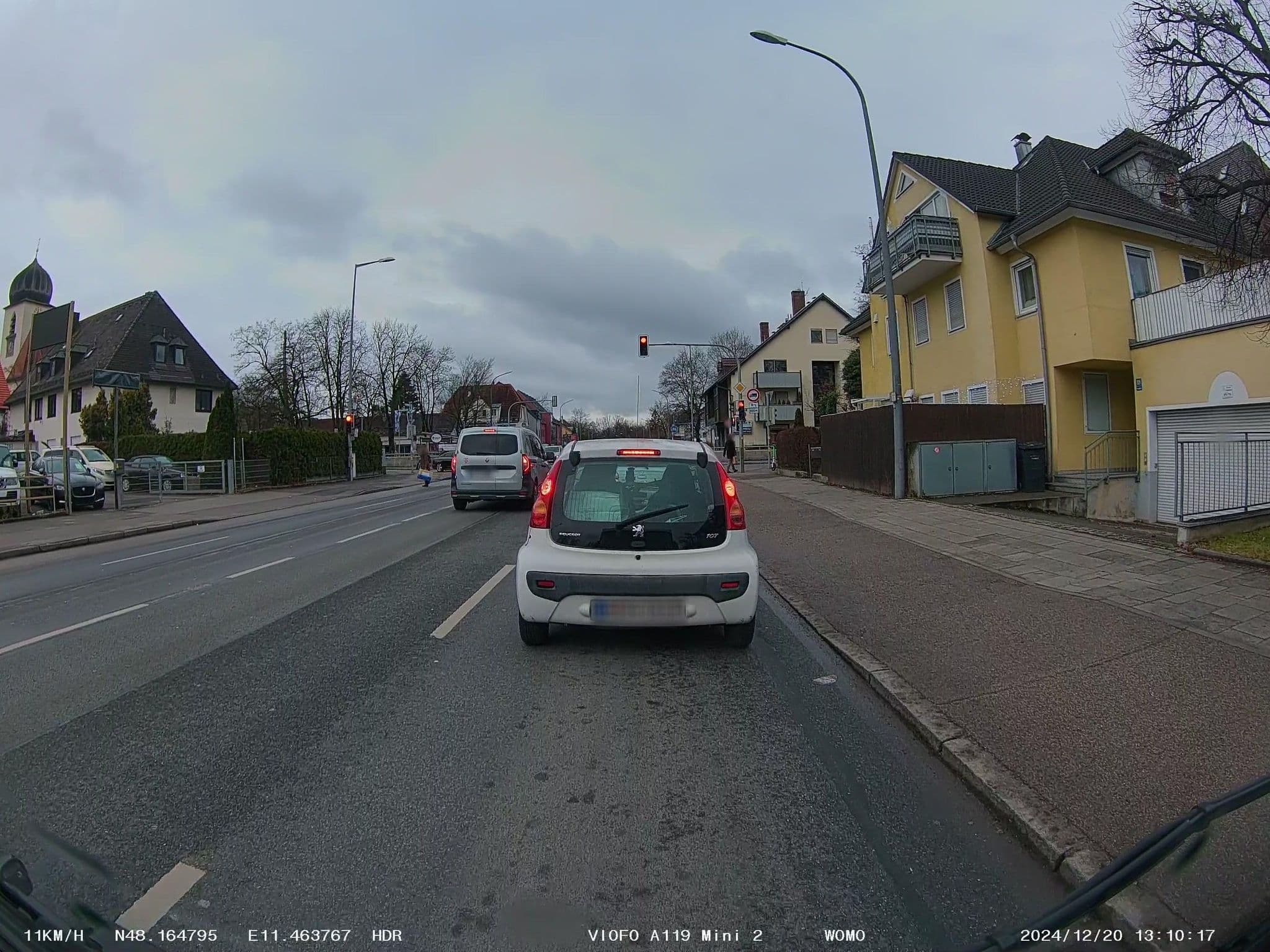 Street view near Pension Aquarius, Pasing — © soulcover (CC BY-SA · Mapillary)