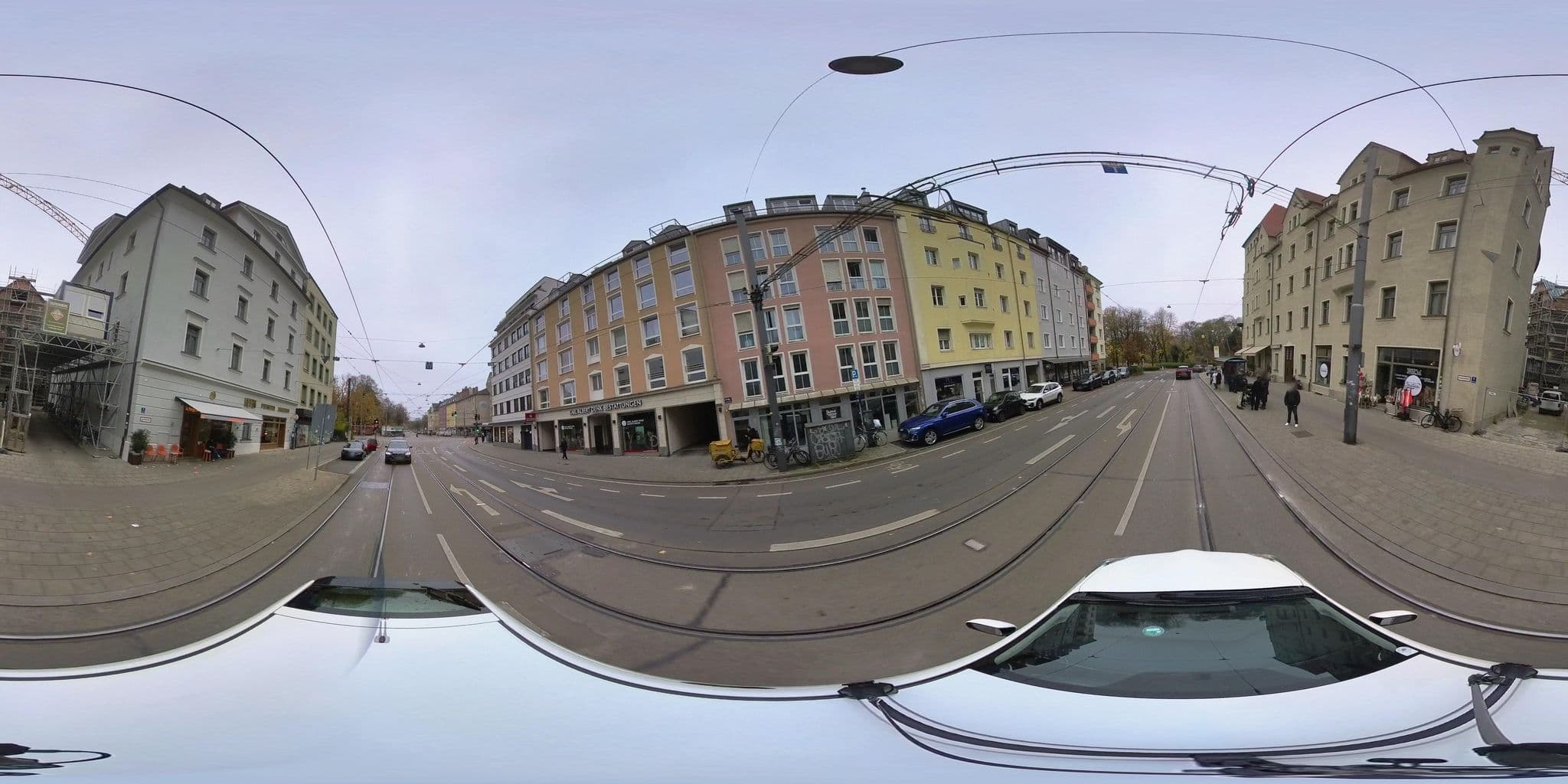 Street view near Hotel Bonifatiushof, Munich — © osmplus_org (CC BY-SA · Mapillary)