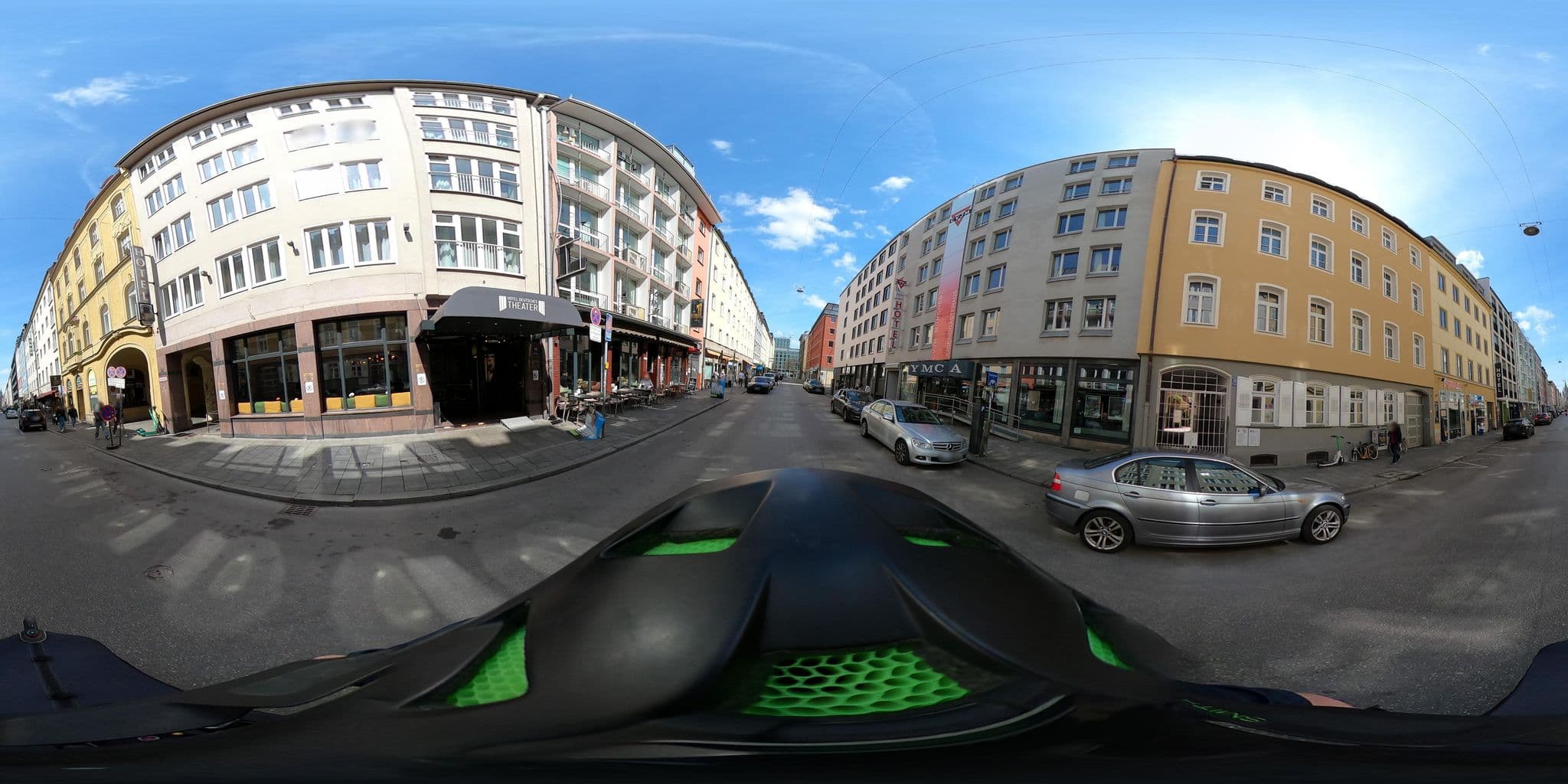 Street view near CVJM München, Munich — © stephanesser (CC BY-SA · Mapillary)