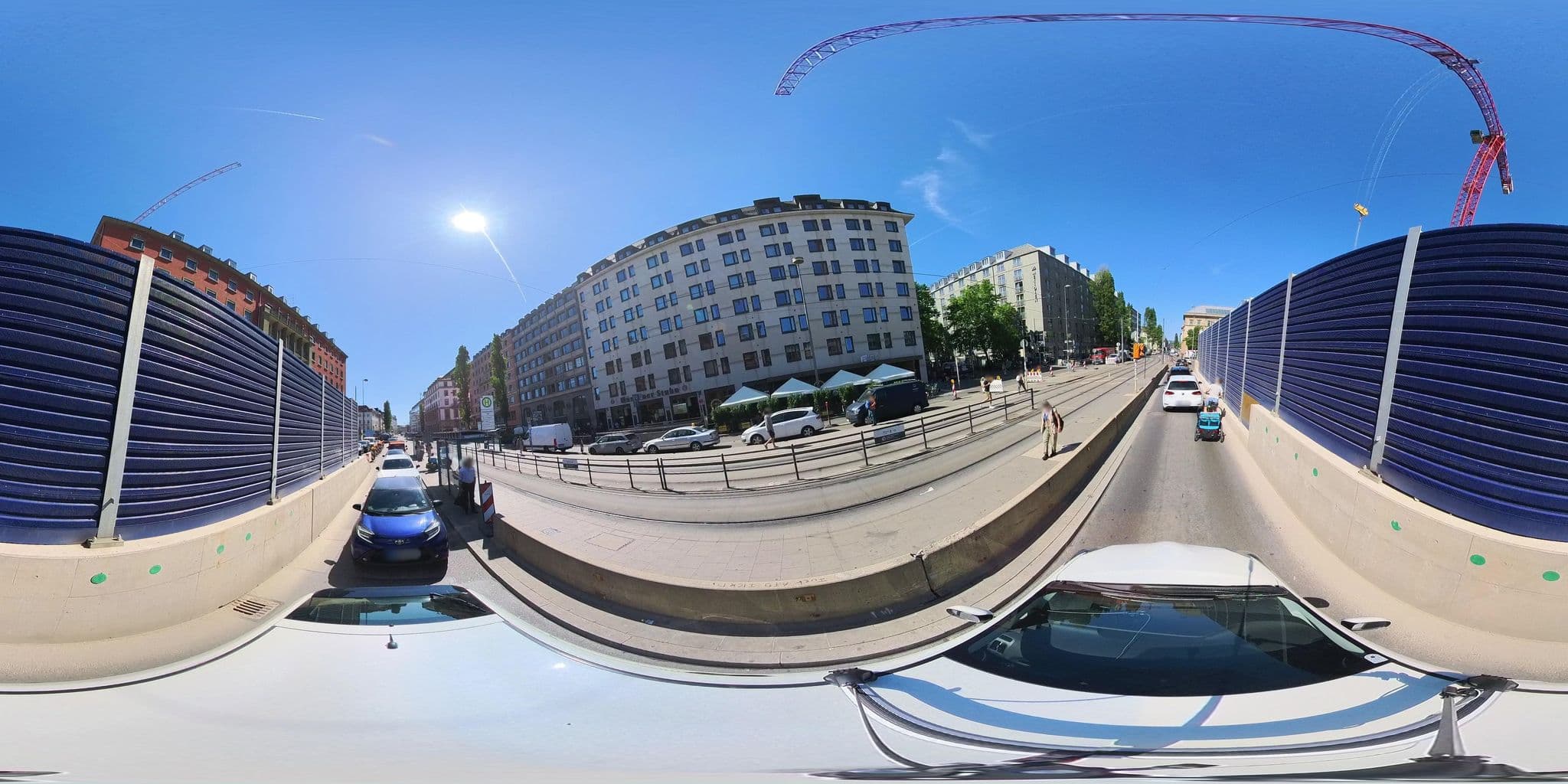 Street view near Aloft Munich, Munich — © osmplus_org (CC BY-SA · Mapillary)