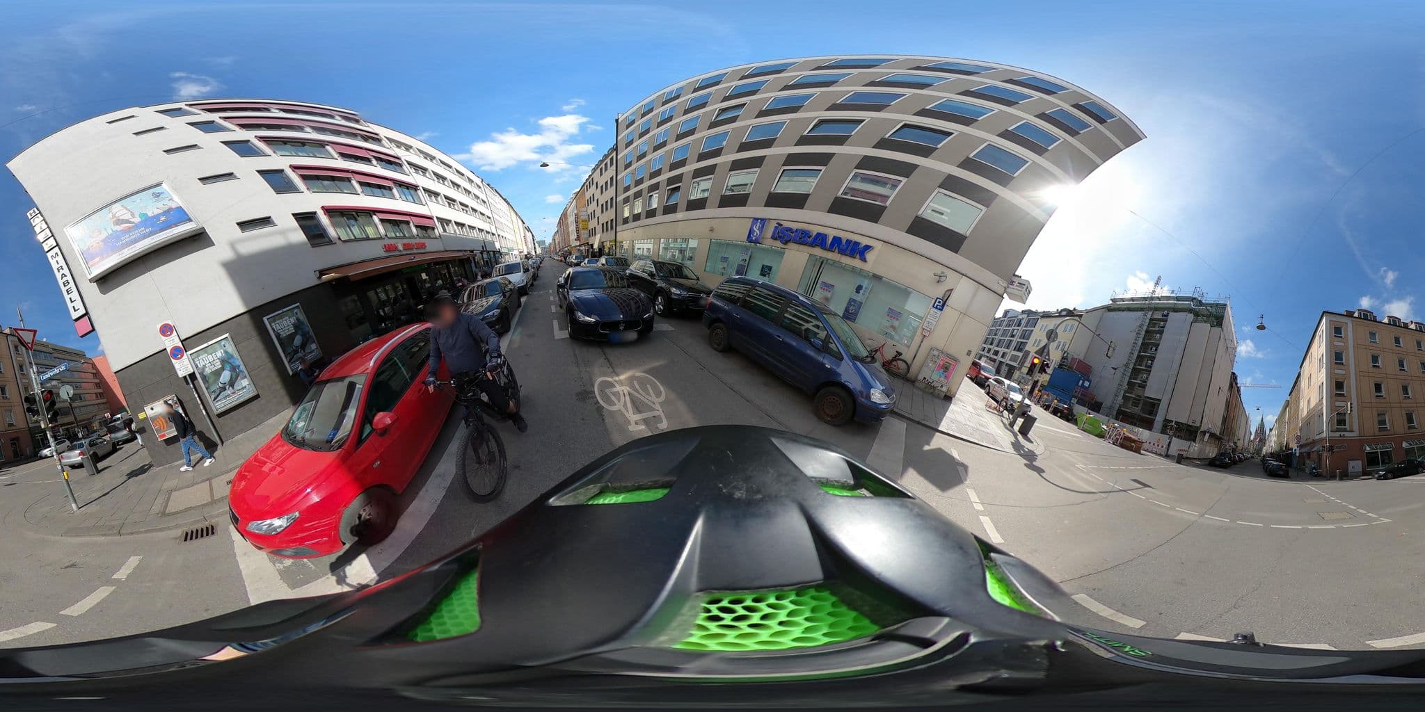 Street view near Easyapartments, Munich — © stephanesser (CC BY-SA · Mapillary)
