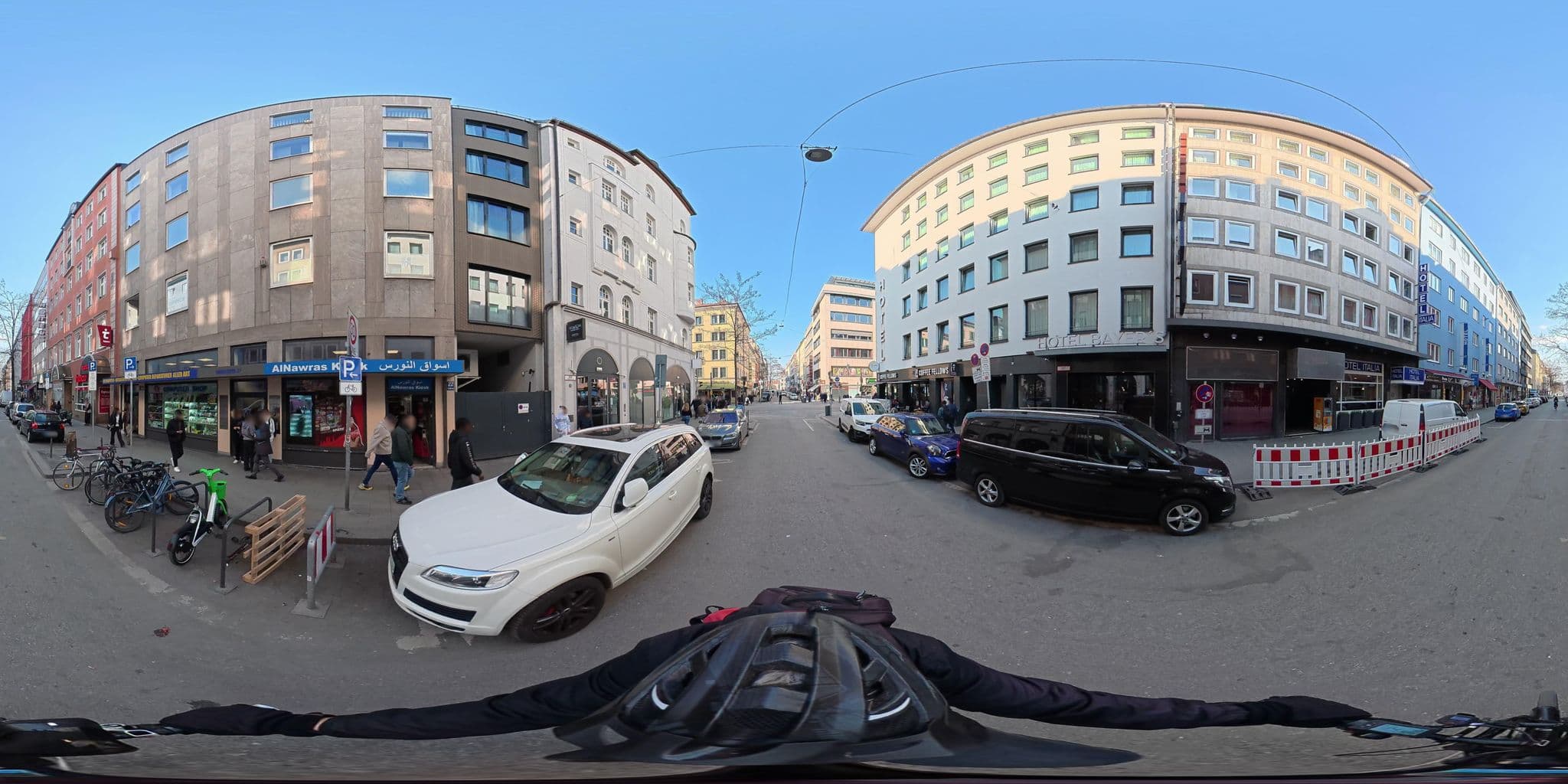 Street view near Bayer’s City, Munich — © osmplus_org (CC BY-SA · Mapillary)