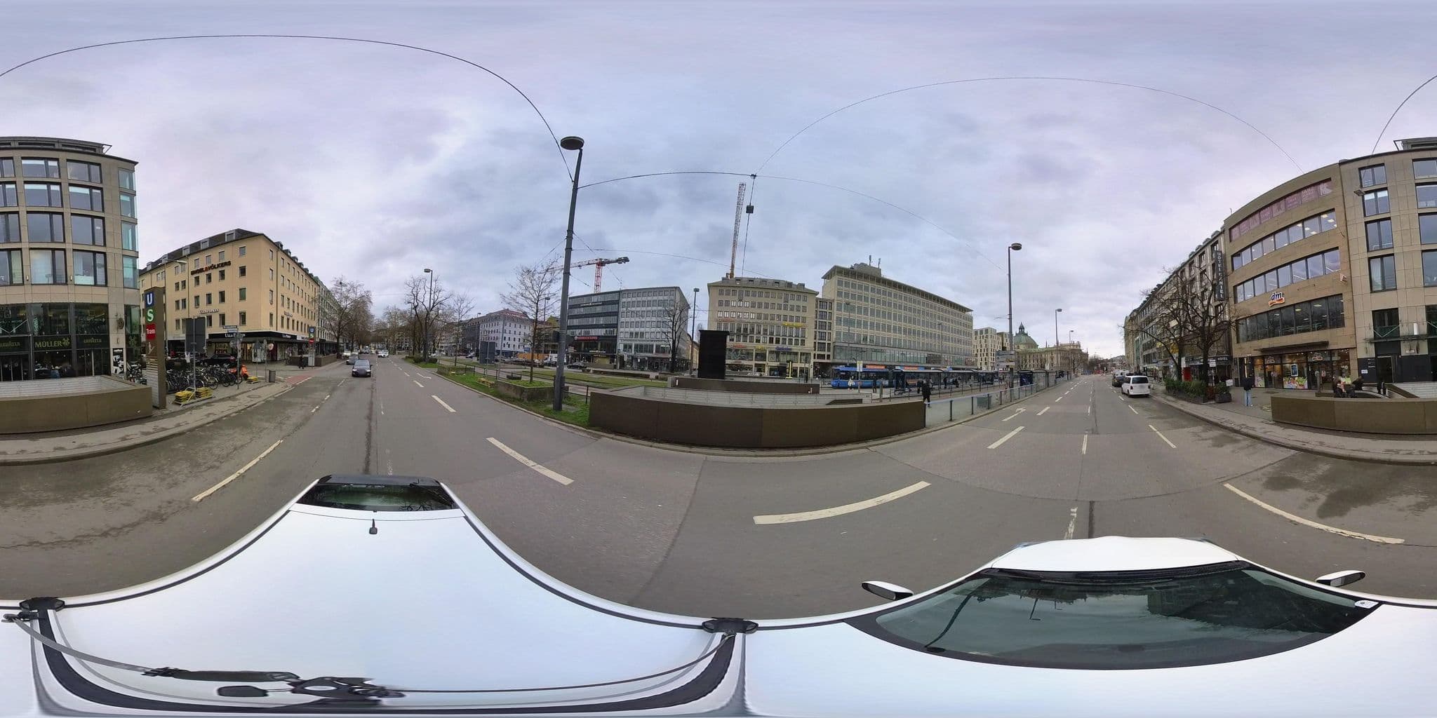 Street view near Hotel Daniel, Munich — © osmplus_org (CC BY-SA · Mapillary)